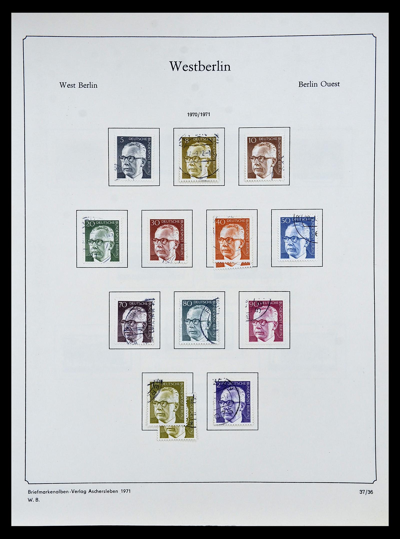 34809 105 - Postzegelverzameling 34809 Duitse Zones en Berlijn 1945-1990.