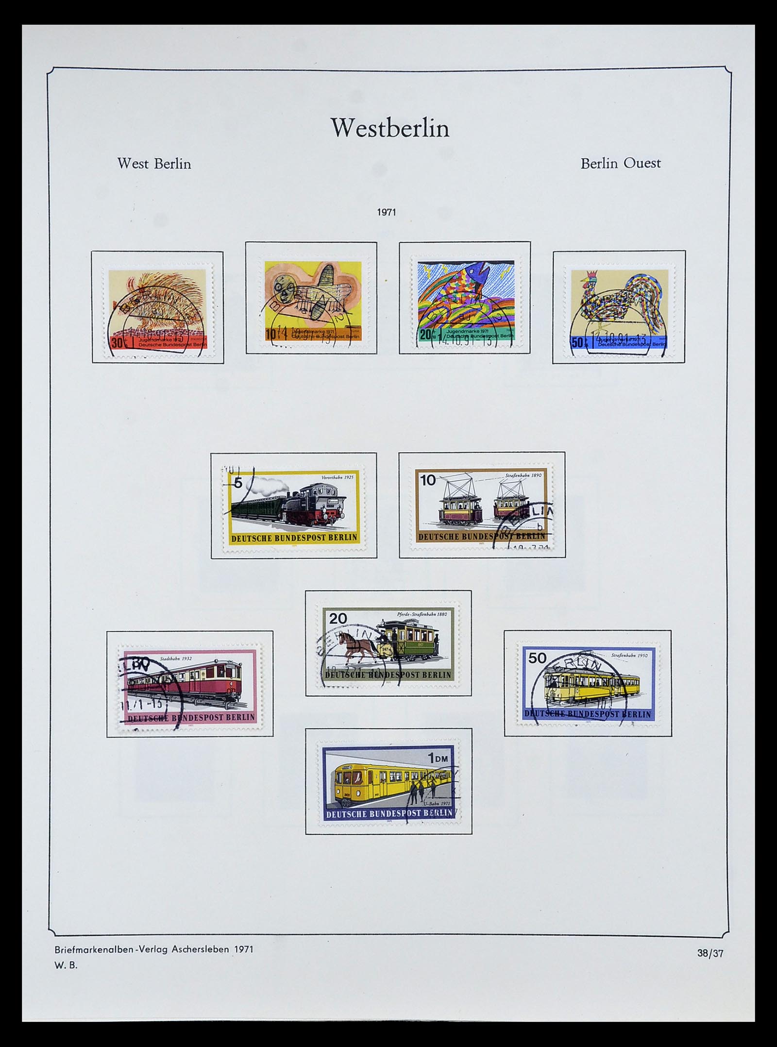 34809 106 - Postzegelverzameling 34809 Duitse Zones en Berlijn 1945-1990.