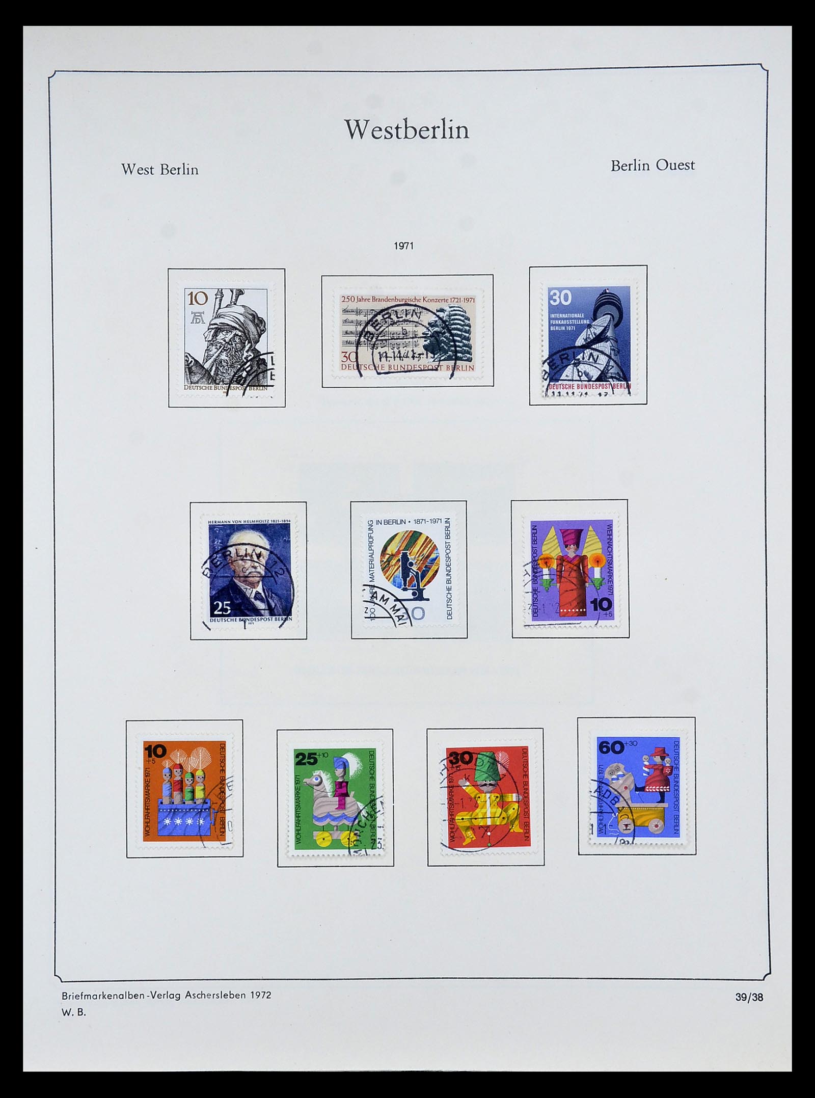 34809 107 - Postzegelverzameling 34809 Duitse Zones en Berlijn 1945-1990.