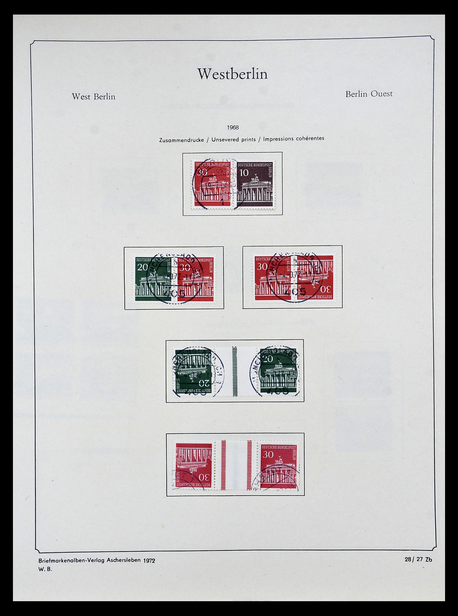 34809 110 - Postzegelverzameling 34809 Duitse Zones en Berlijn 1945-1990.