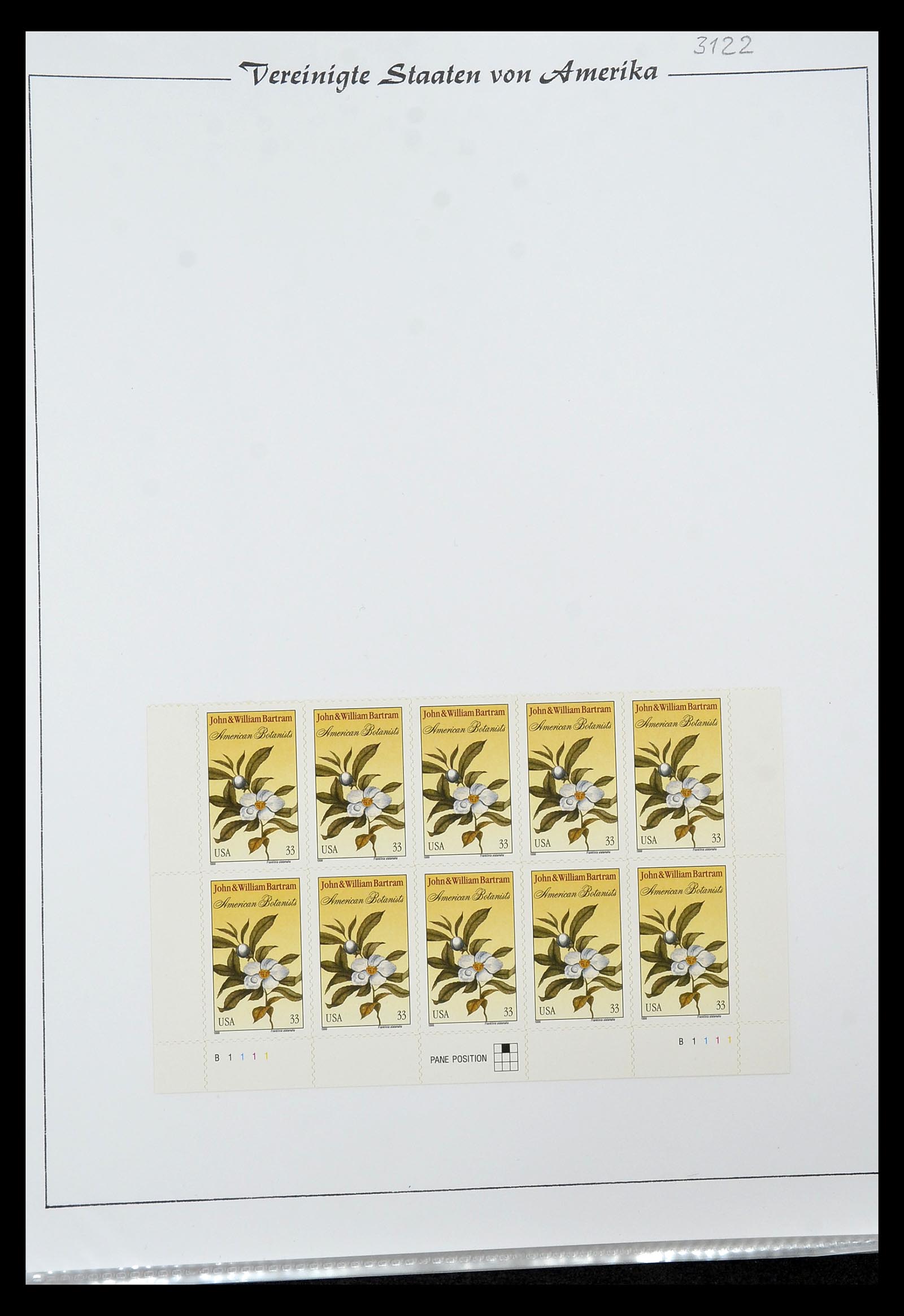 34834 122 - Stamp Collection 34834 USA sheetlets 1988-2005.