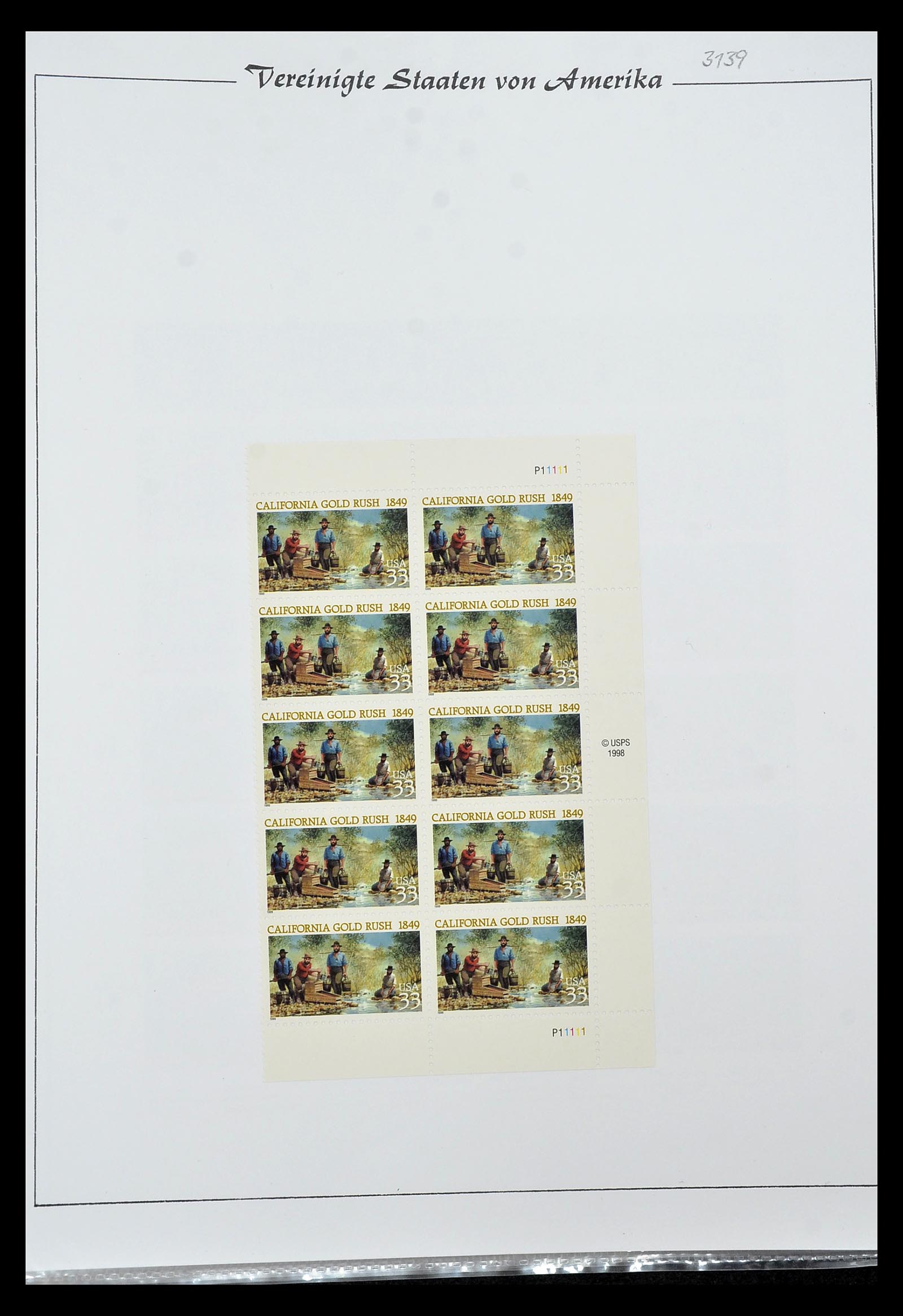 34834 124 - Stamp Collection 34834 USA sheetlets 1988-2005.