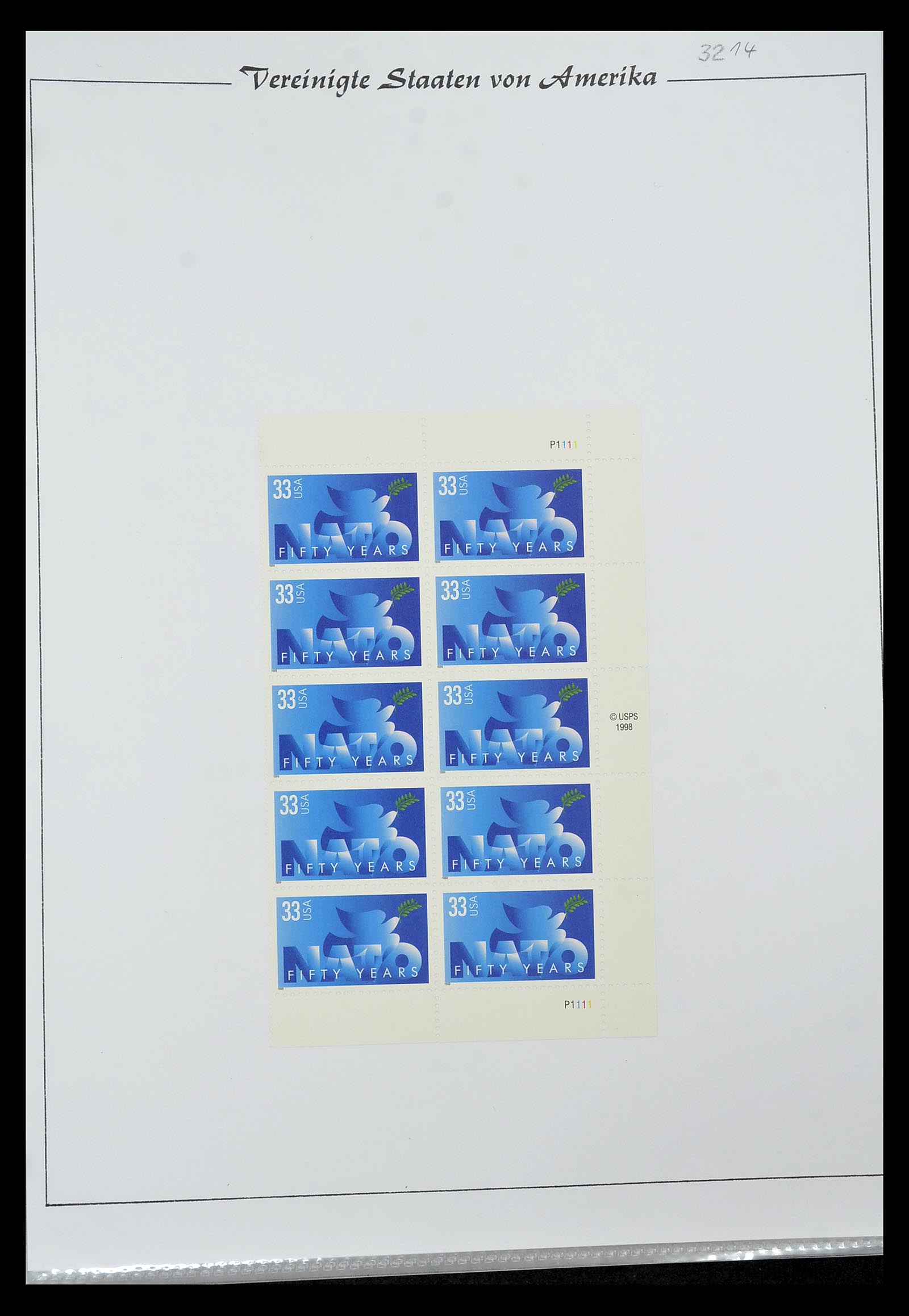 34834 136 - Stamp Collection 34834 USA sheetlets 1988-2005.