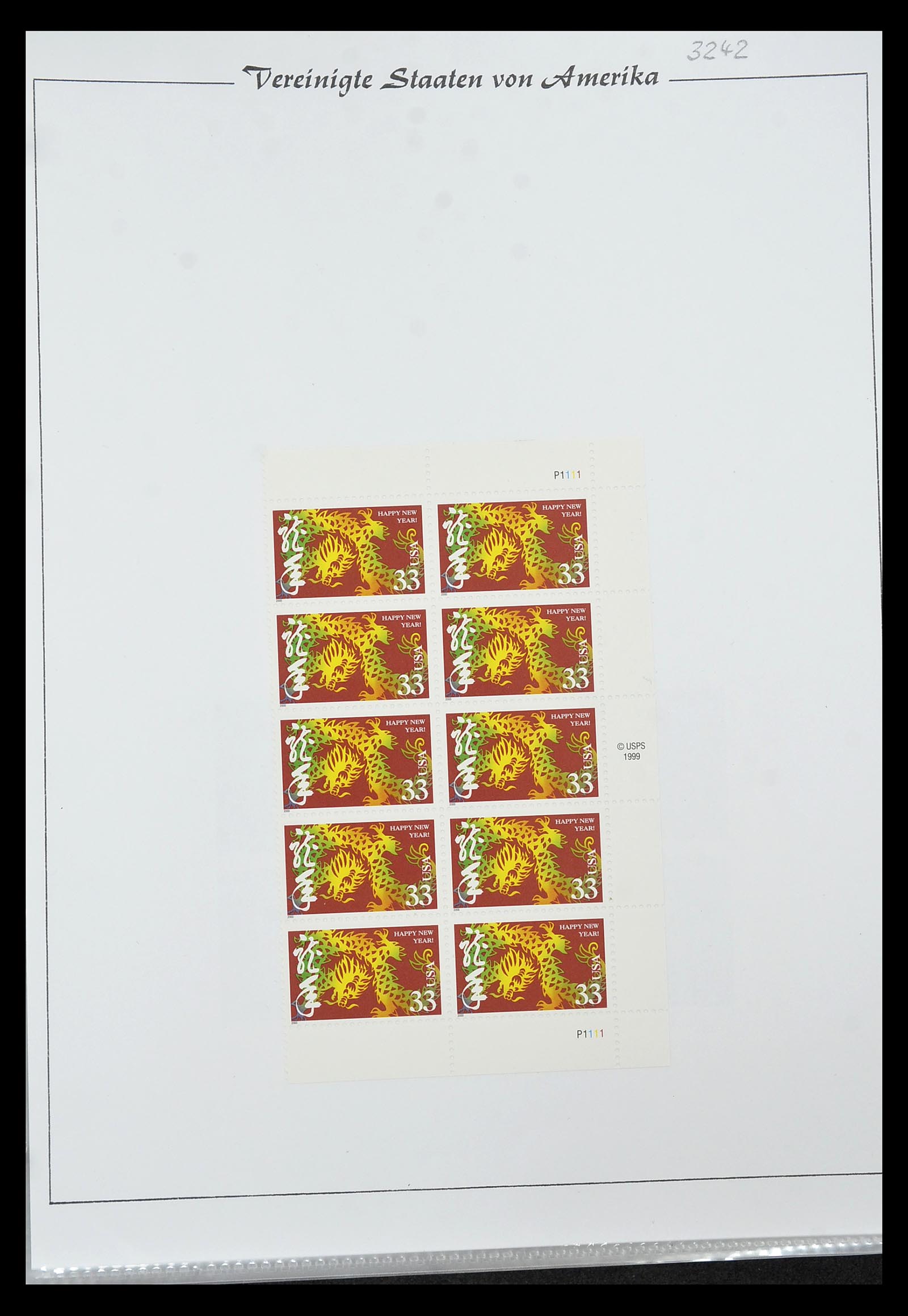 34834 138 - Stamp Collection 34834 USA sheetlets 1988-2005.