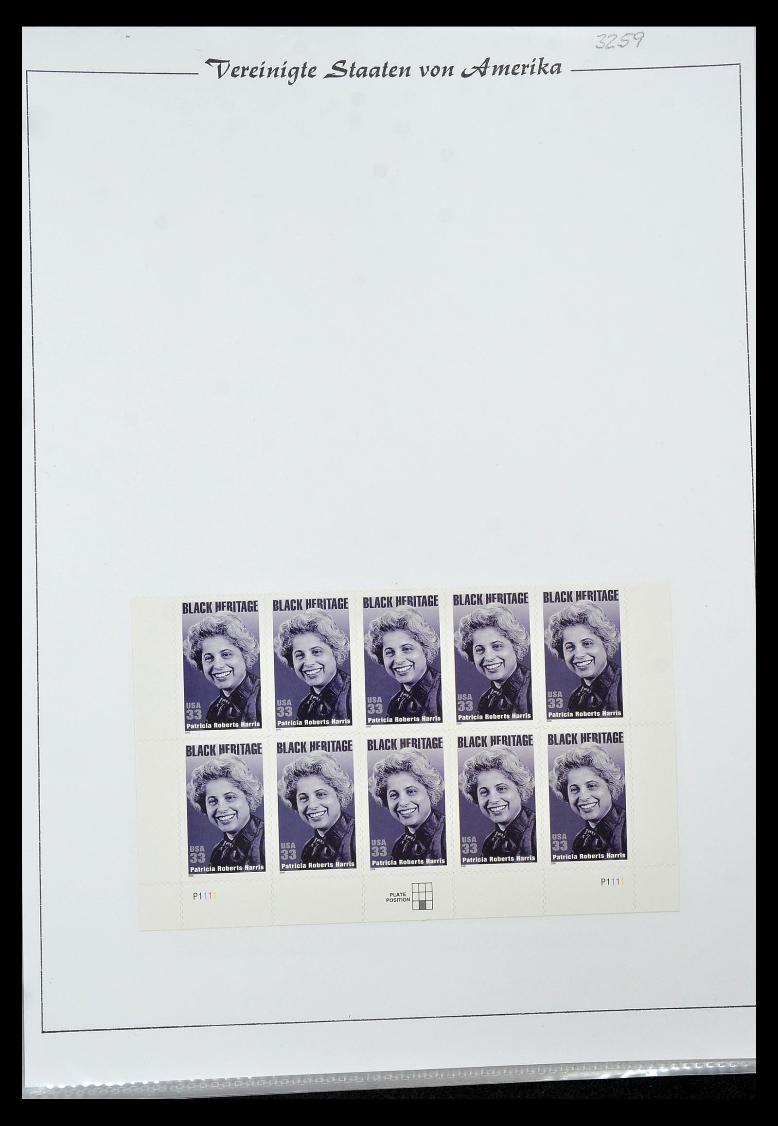 34834 139 - Stamp Collection 34834 USA sheetlets 1988-2005.