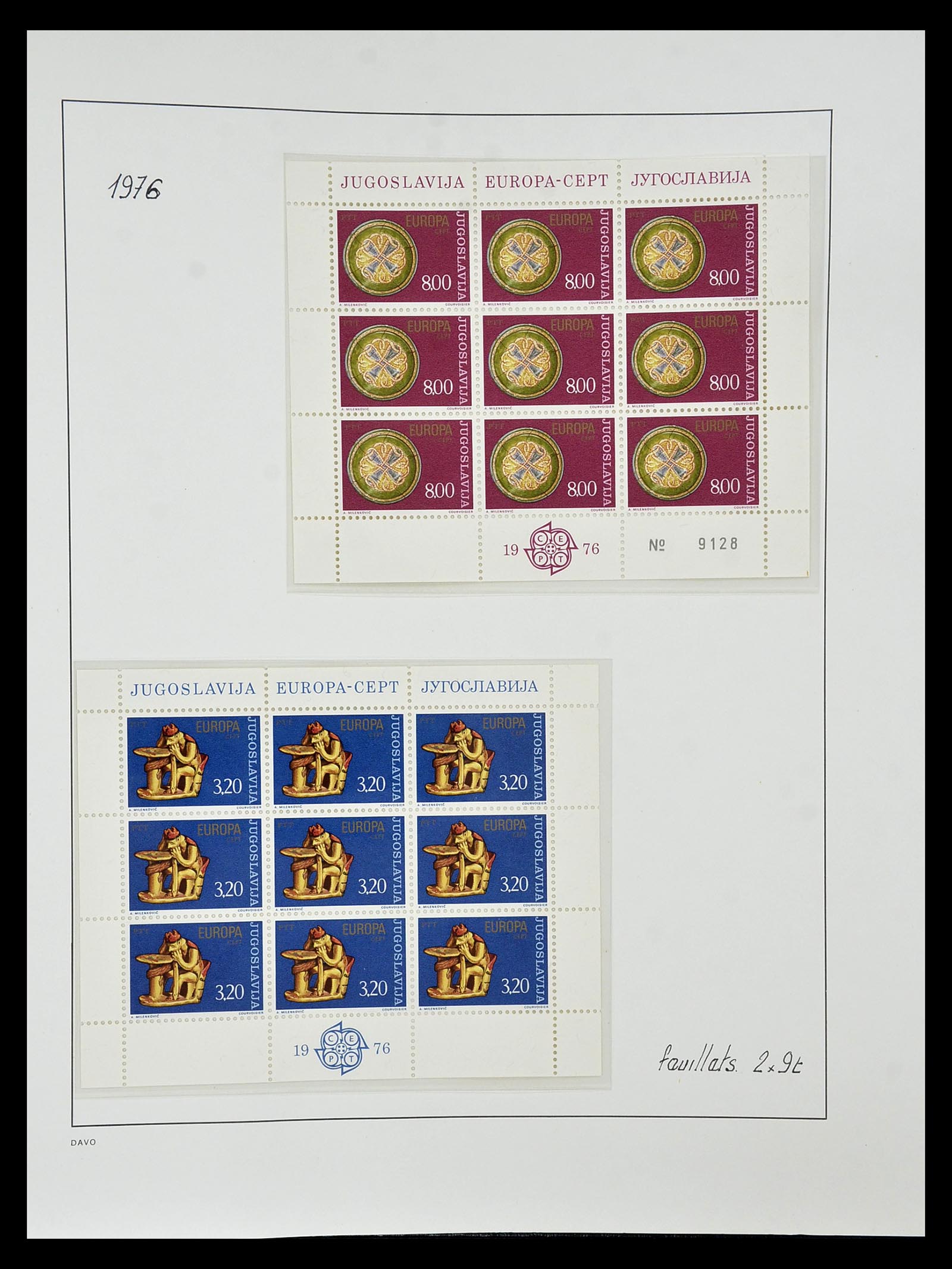 34838 104 - Postzegelverzameling 34838 Europa CEPT 1956-1998.