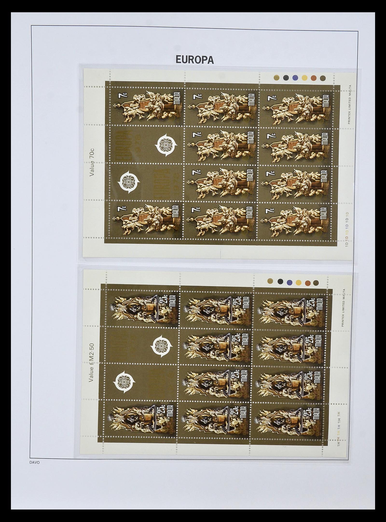 34838 124 - Stamp Collection 34838 Europa CEPT 1956-1998.