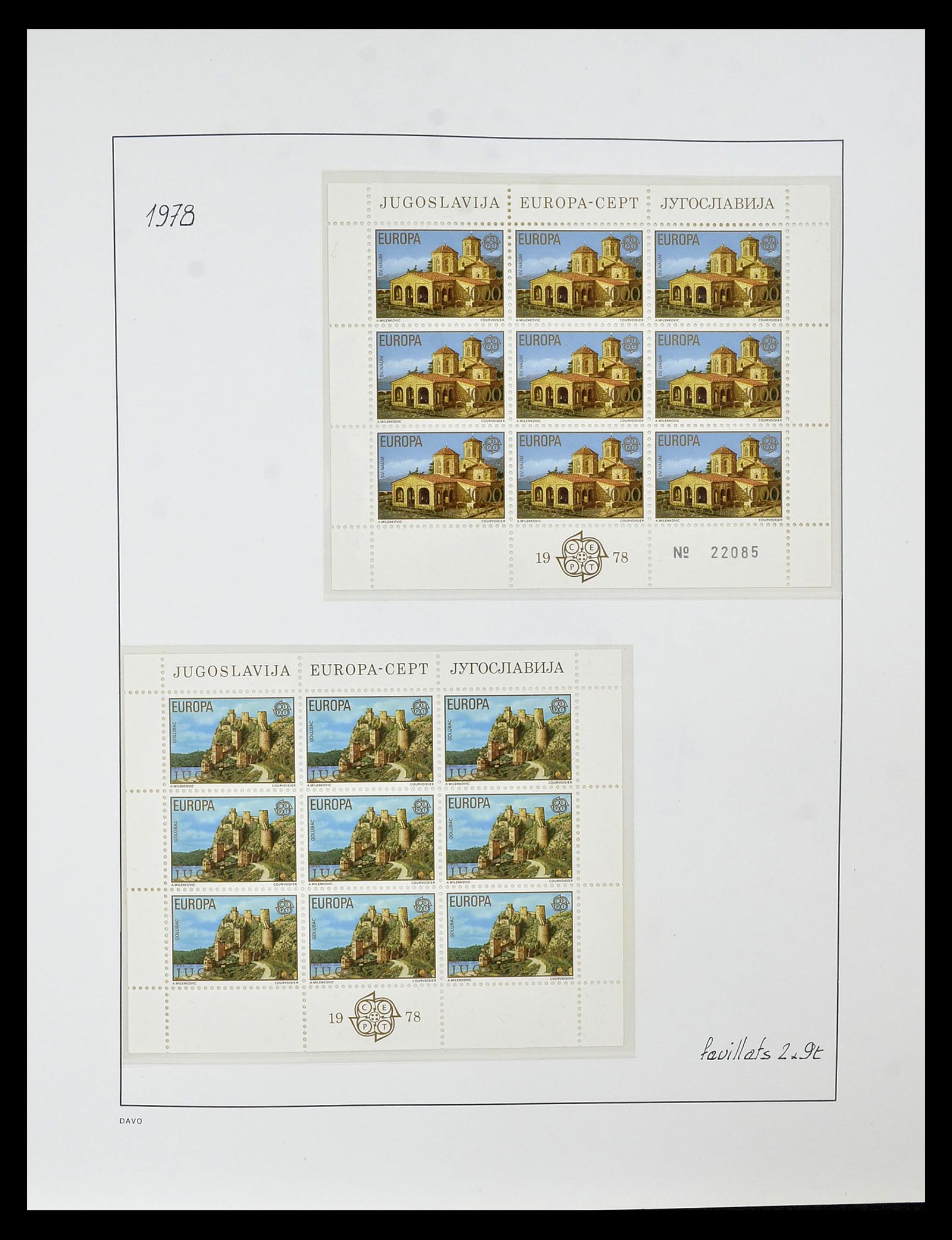 34838 126 - Stamp Collection 34838 Europa CEPT 1956-1998.