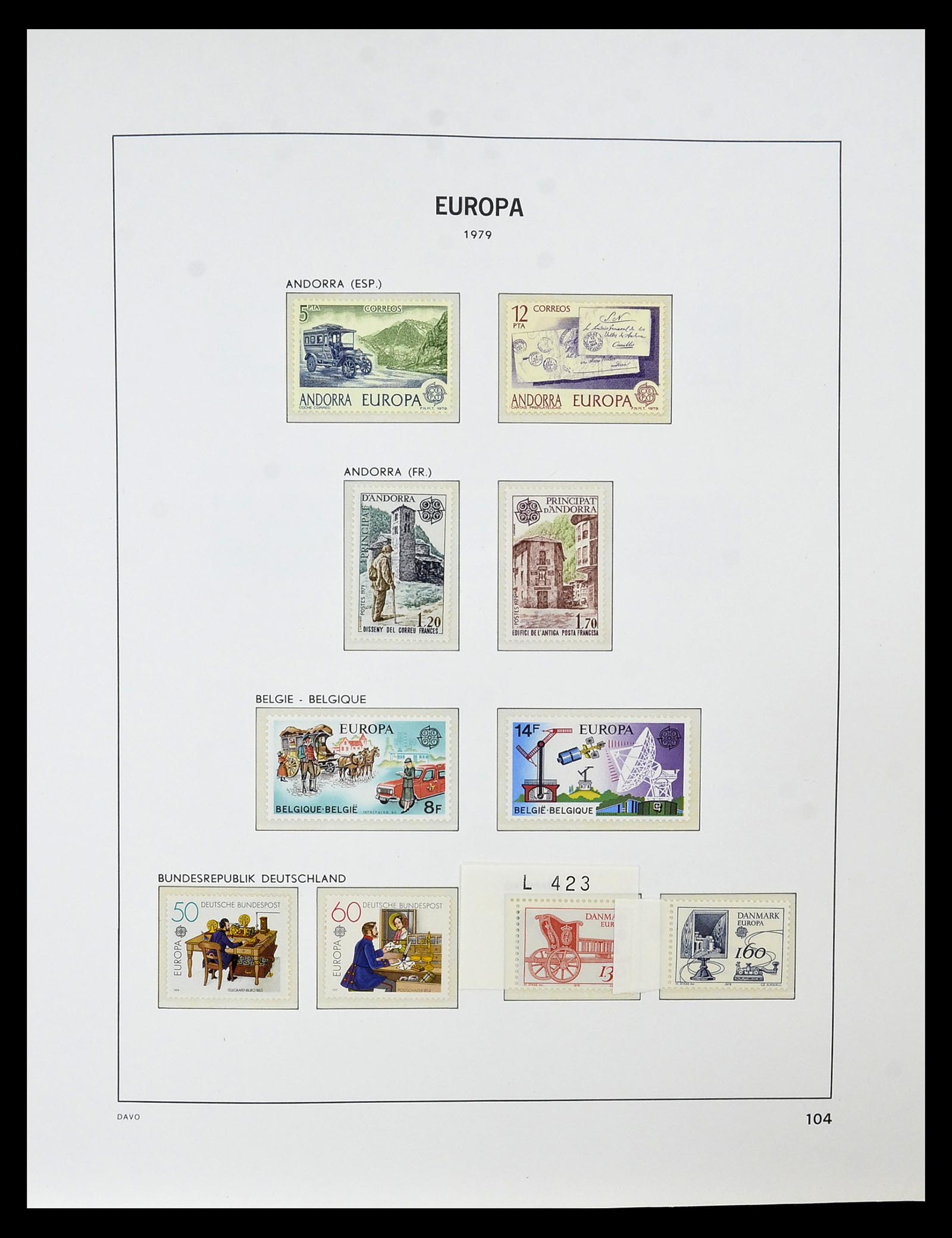 34838 127 - Stamp Collection 34838 Europa CEPT 1956-1998.