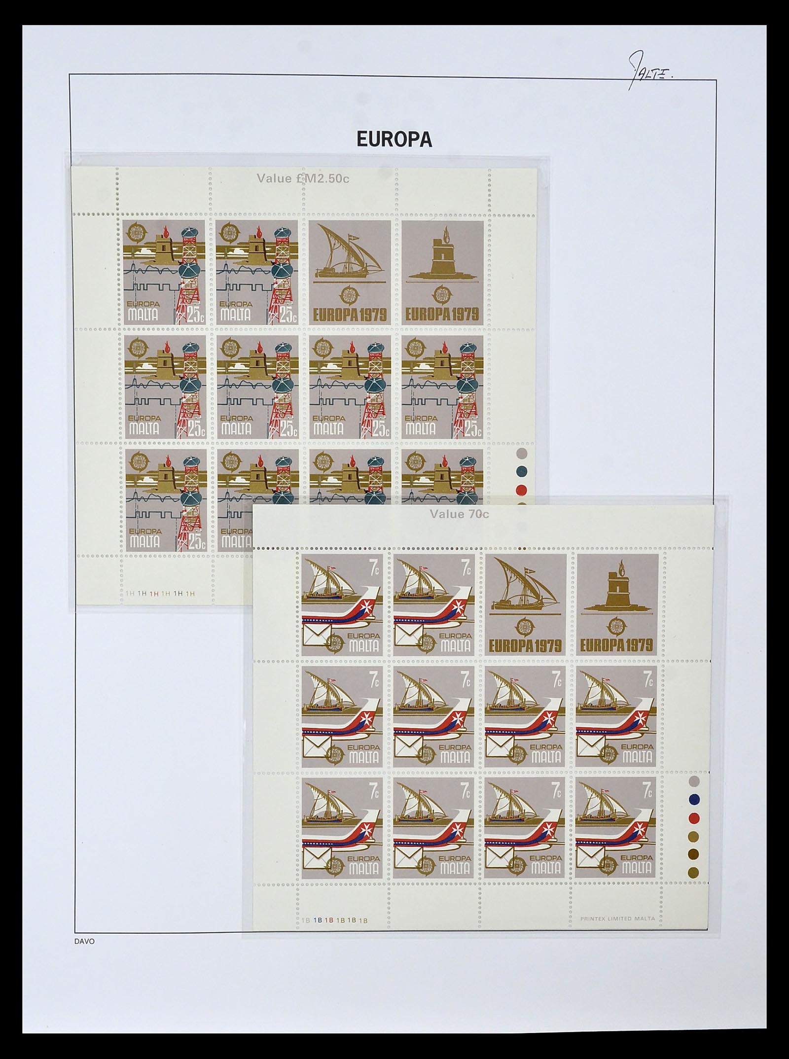 34838 135 - Stamp Collection 34838 Europa CEPT 1956-1998.