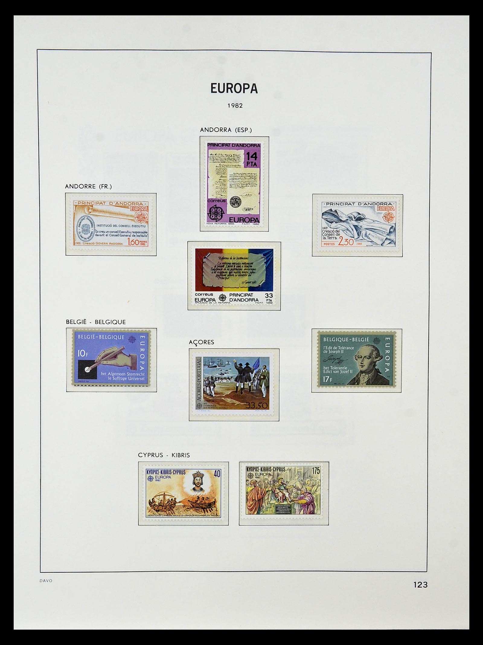 34838 162 - Postzegelverzameling 34838 Europa CEPT 1956-1998.
