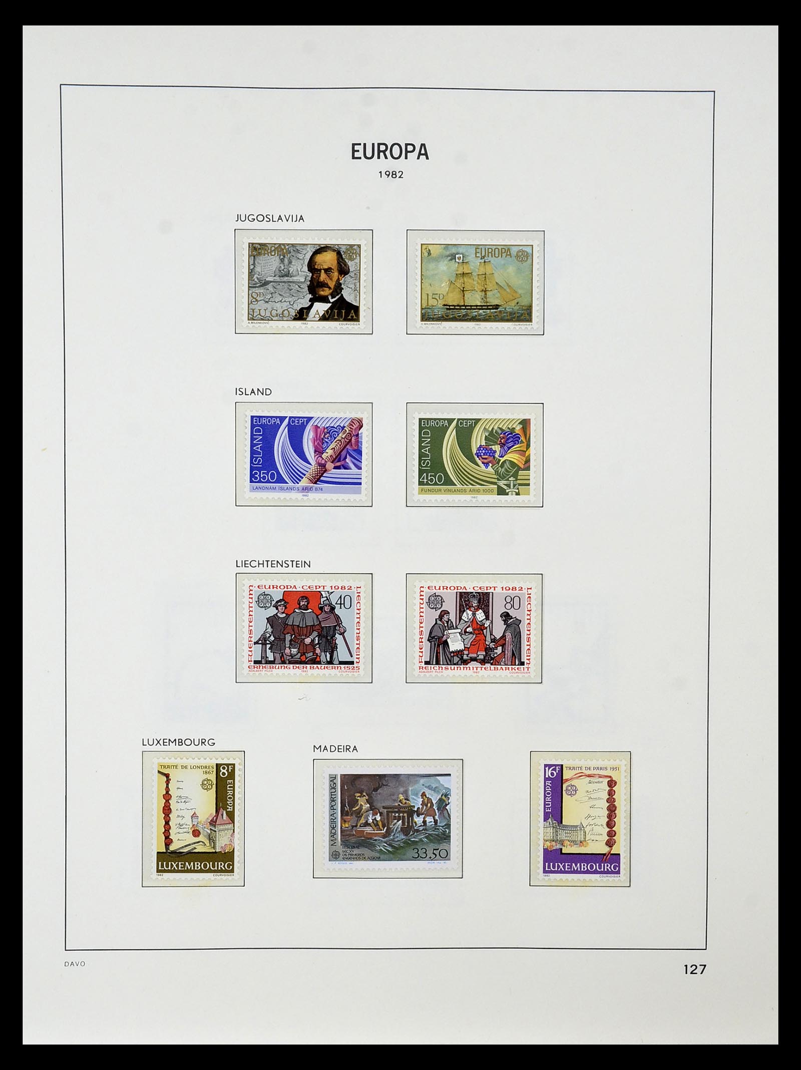 34838 166 - Postzegelverzameling 34838 Europa CEPT 1956-1998.