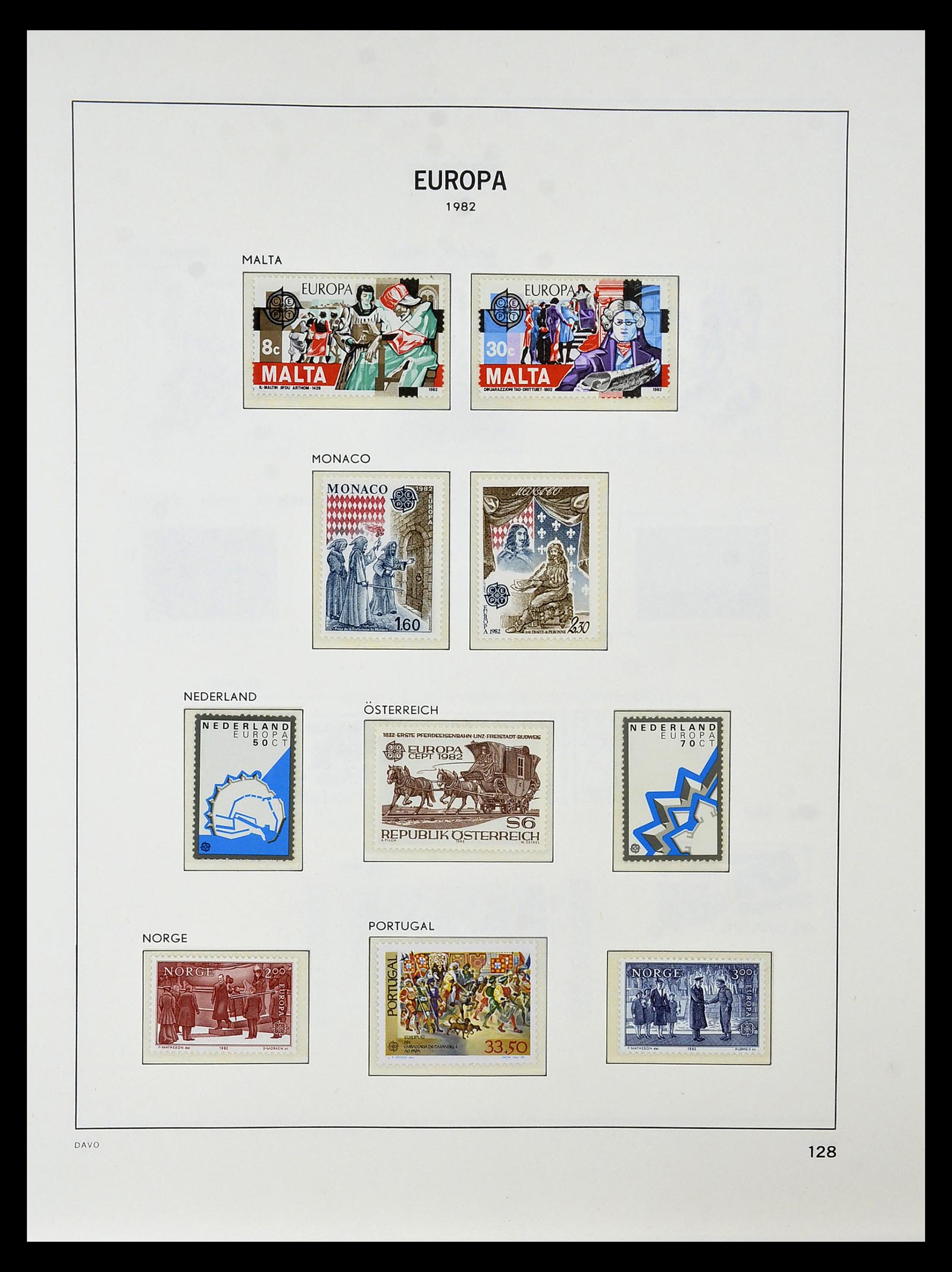 34838 167 - Postzegelverzameling 34838 Europa CEPT 1956-1998.