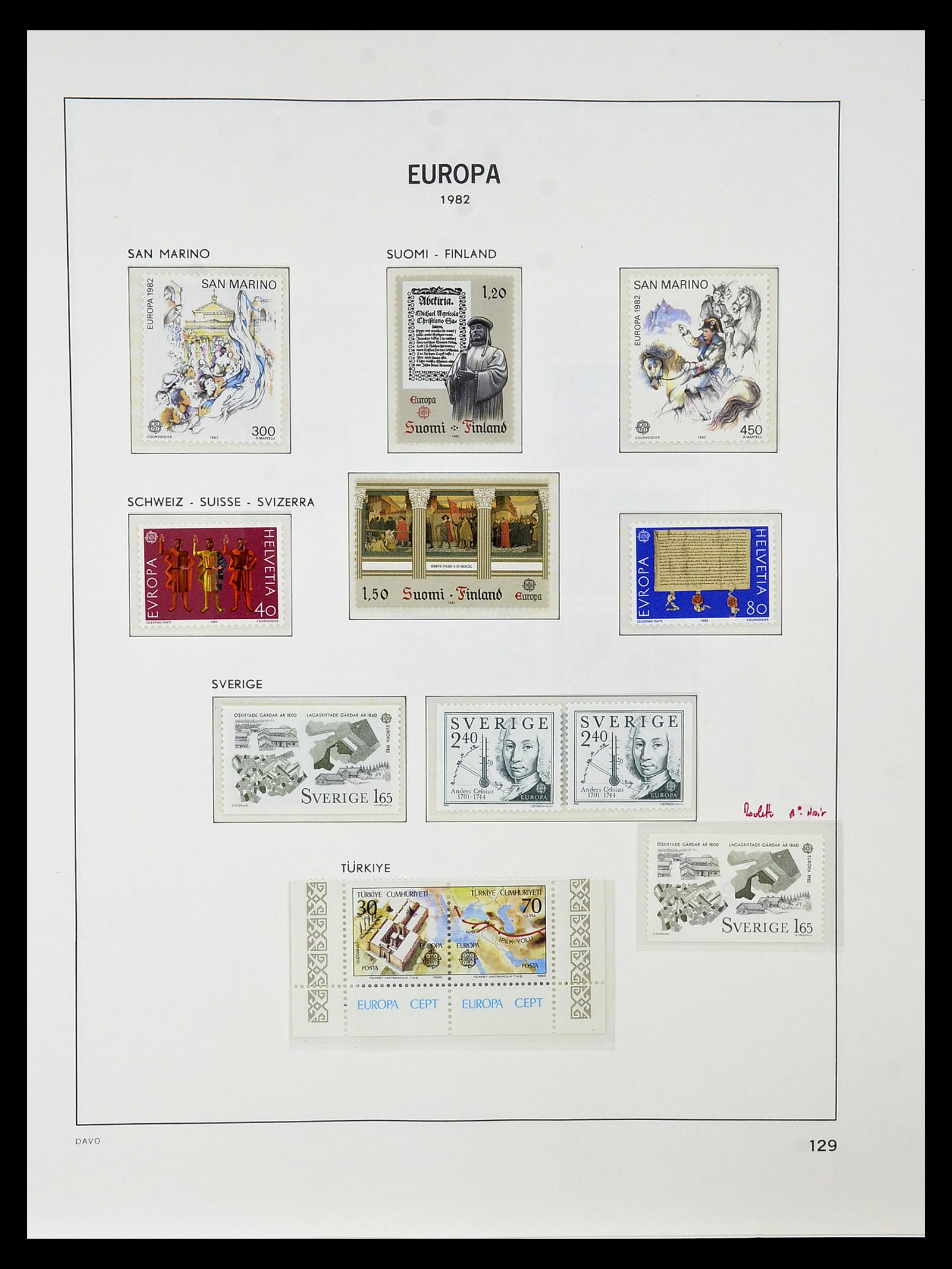 34838 168 - Postzegelverzameling 34838 Europa CEPT 1956-1998.