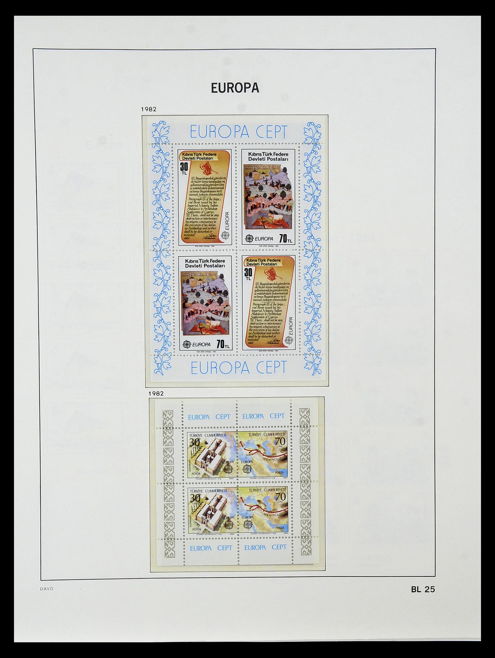 34838 173 - Postzegelverzameling 34838 Europa CEPT 1956-1998.