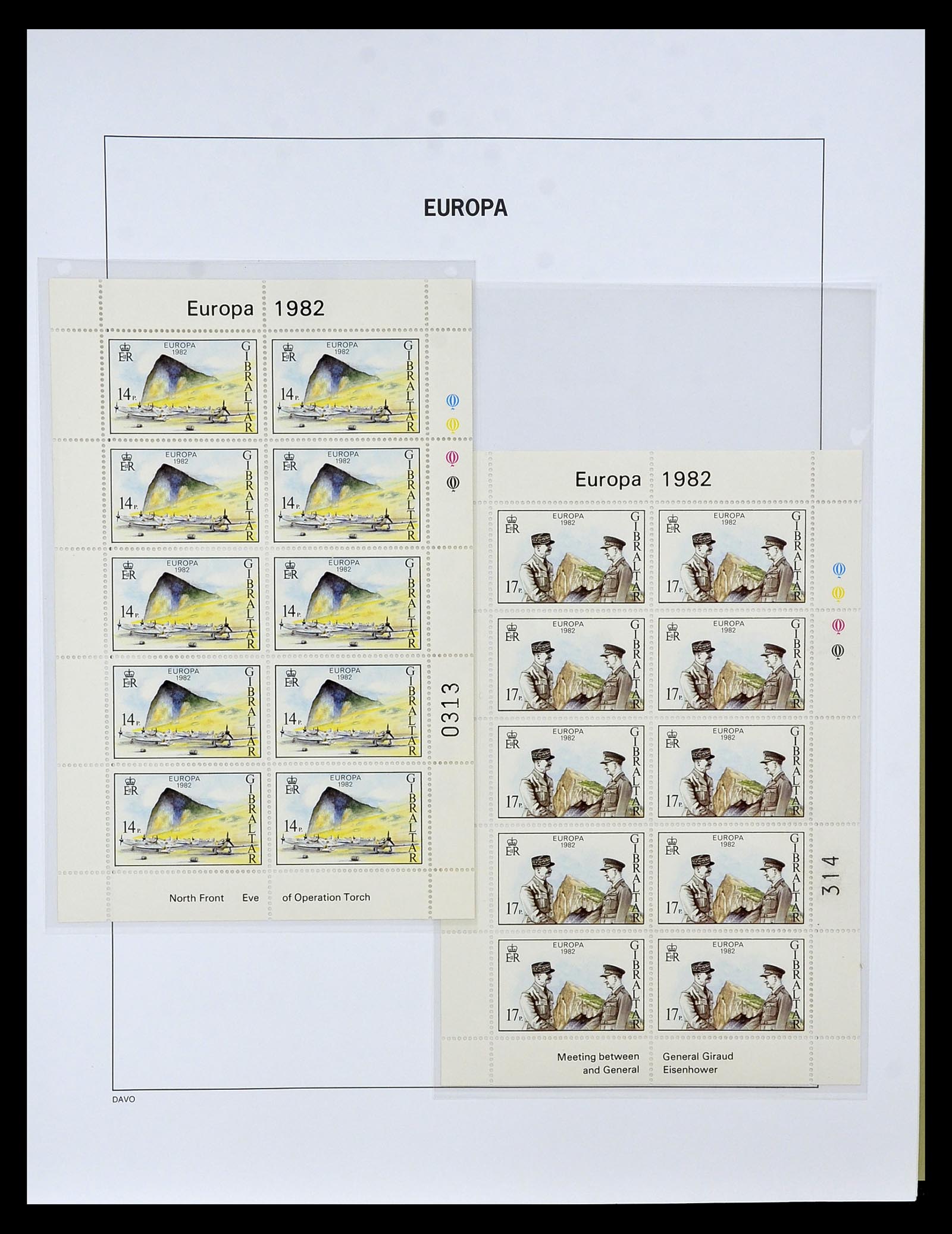 34838 174 - Postzegelverzameling 34838 Europa CEPT 1956-1998.