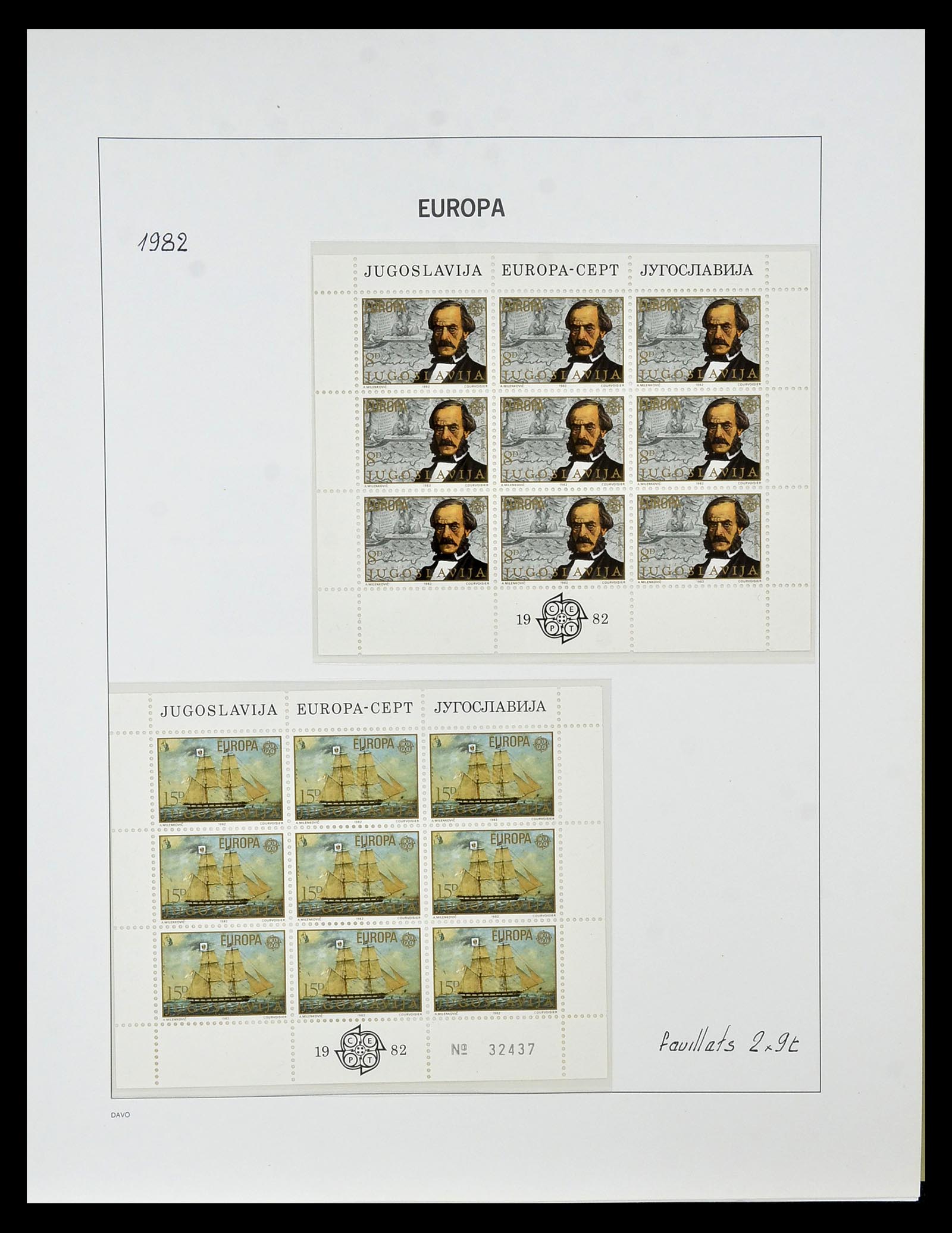 34838 175 - Postzegelverzameling 34838 Europa CEPT 1956-1998.