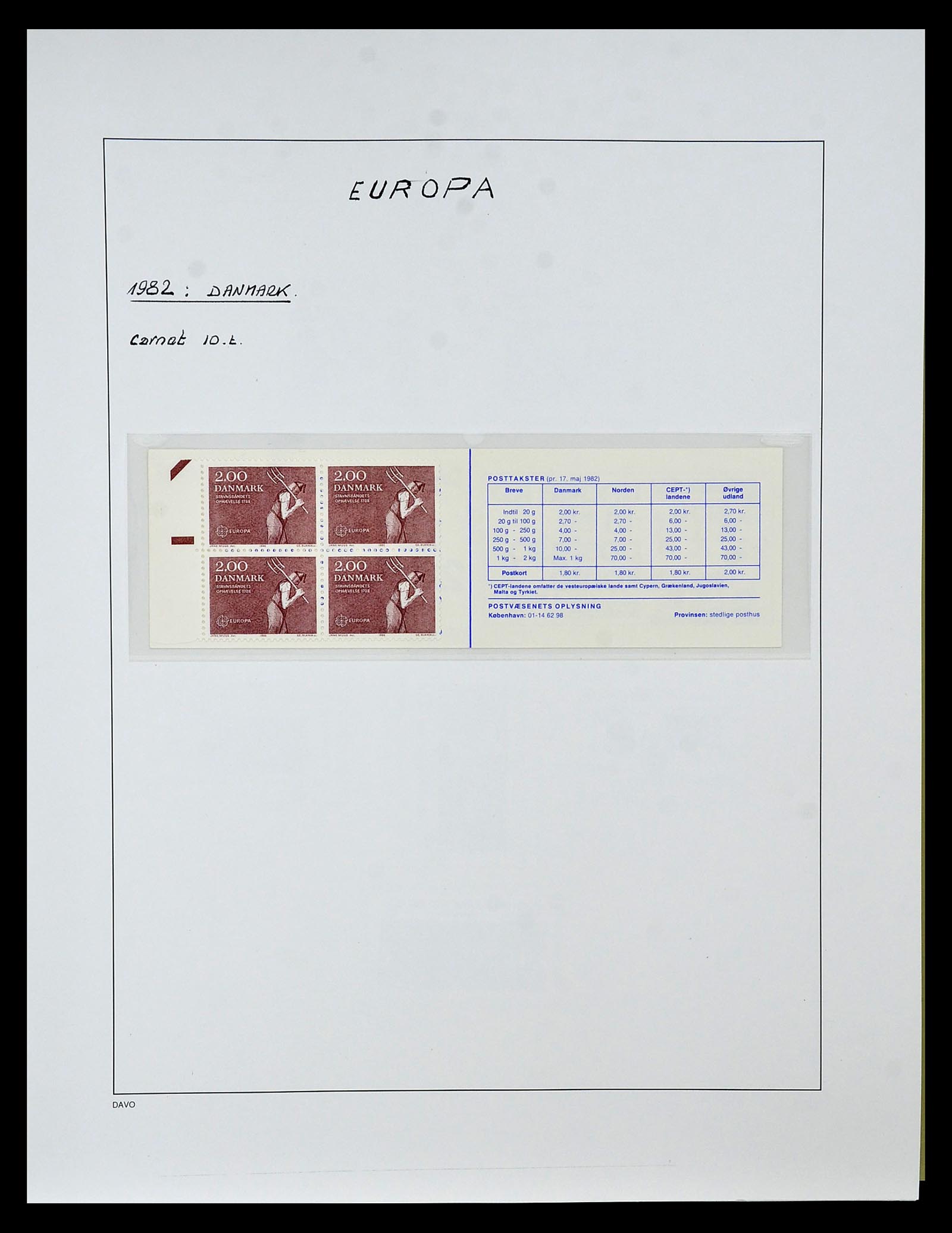 34838 176 - Postzegelverzameling 34838 Europa CEPT 1956-1998.