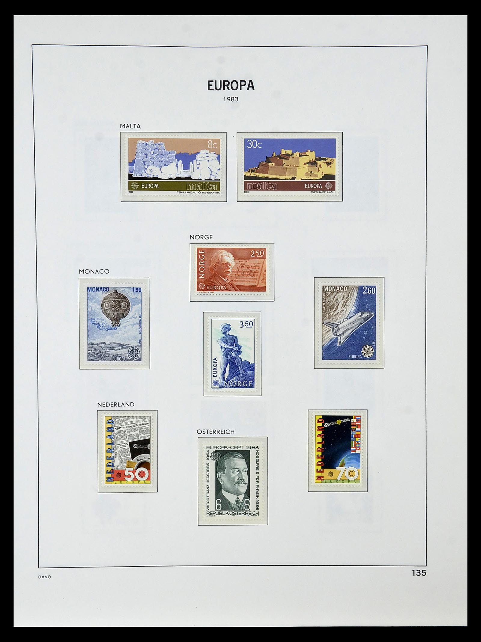 34838 182 - Postzegelverzameling 34838 Europa CEPT 1956-1998.