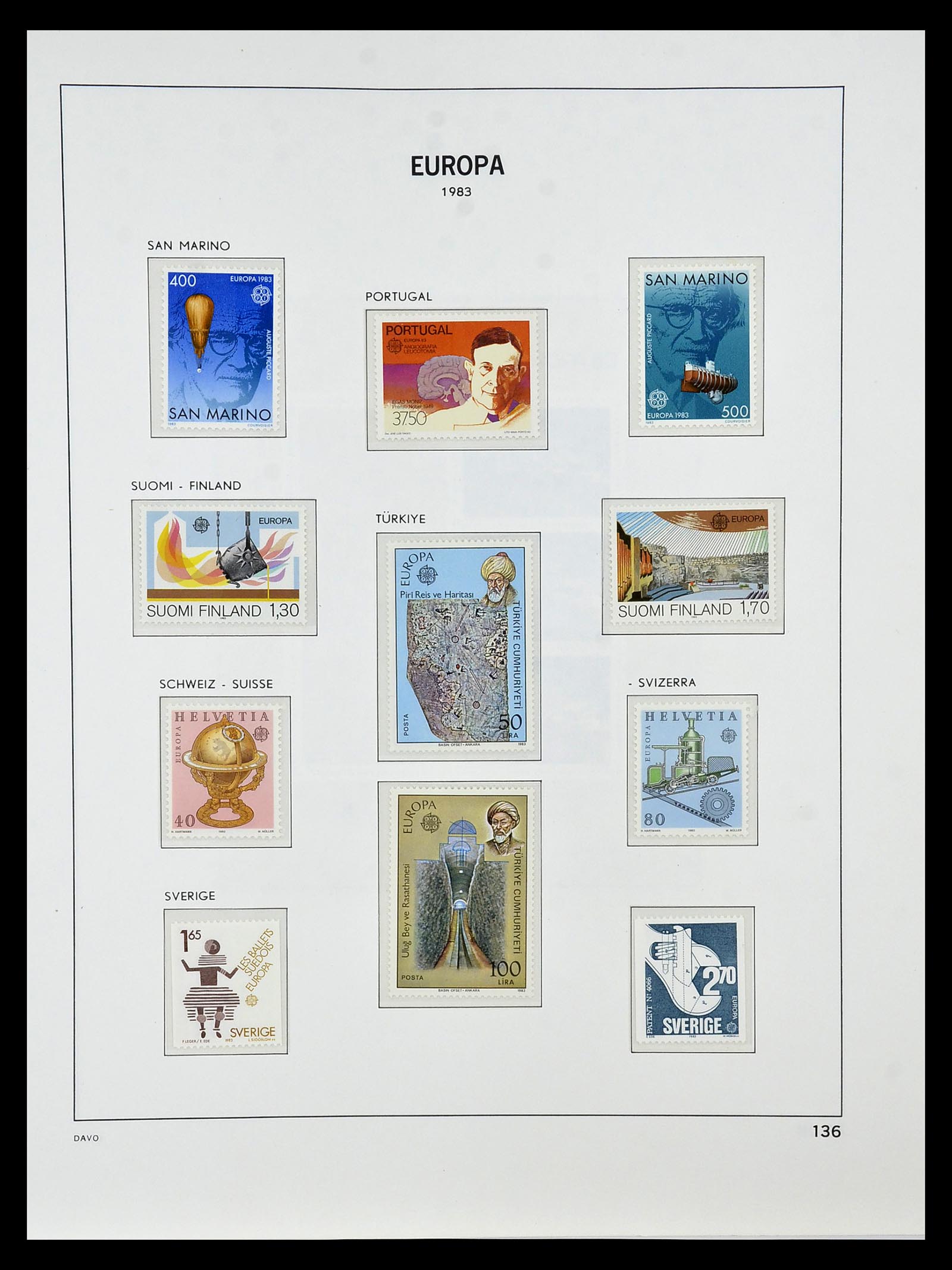 34838 183 - Postzegelverzameling 34838 Europa CEPT 1956-1998.