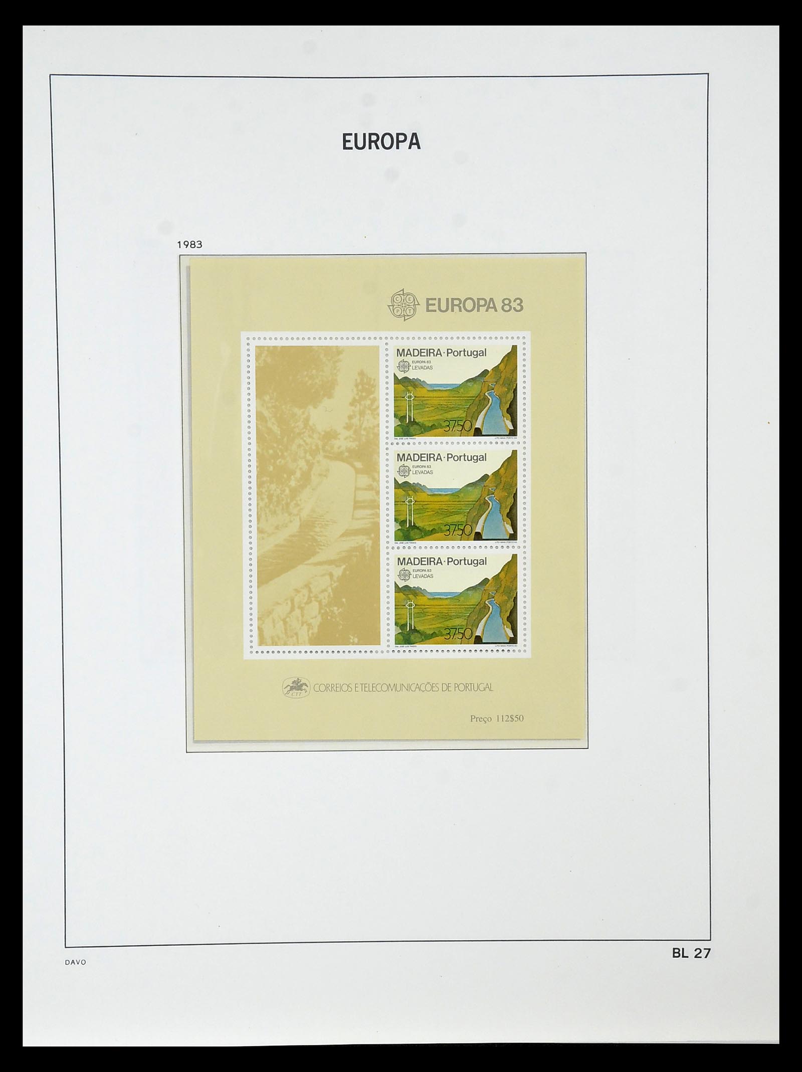 34838 185 - Postzegelverzameling 34838 Europa CEPT 1956-1998.