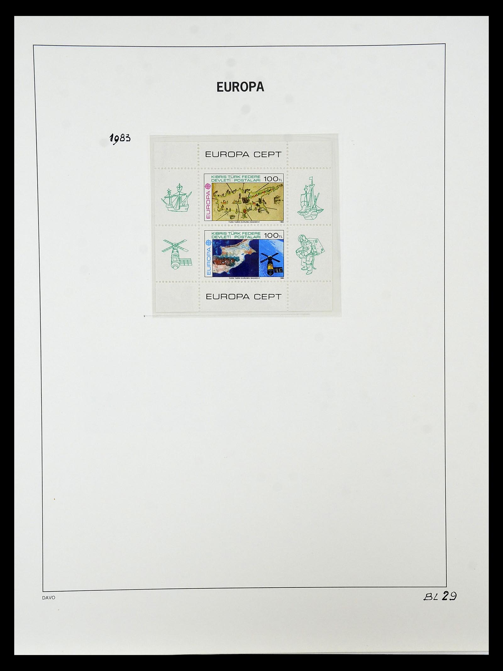 34838 187 - Postzegelverzameling 34838 Europa CEPT 1956-1998.