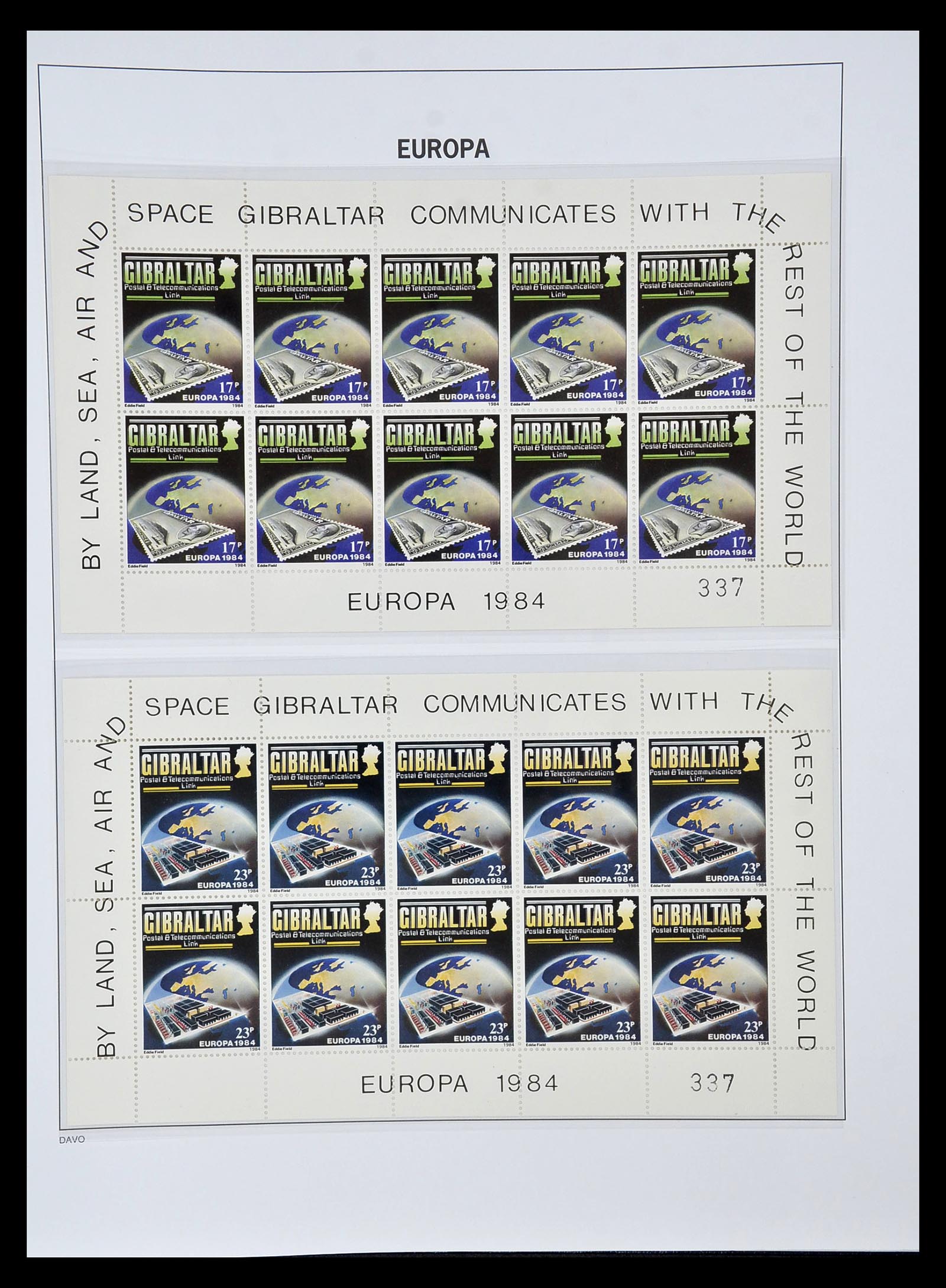 34838 204 - Postzegelverzameling 34838 Europa CEPT 1956-1998.