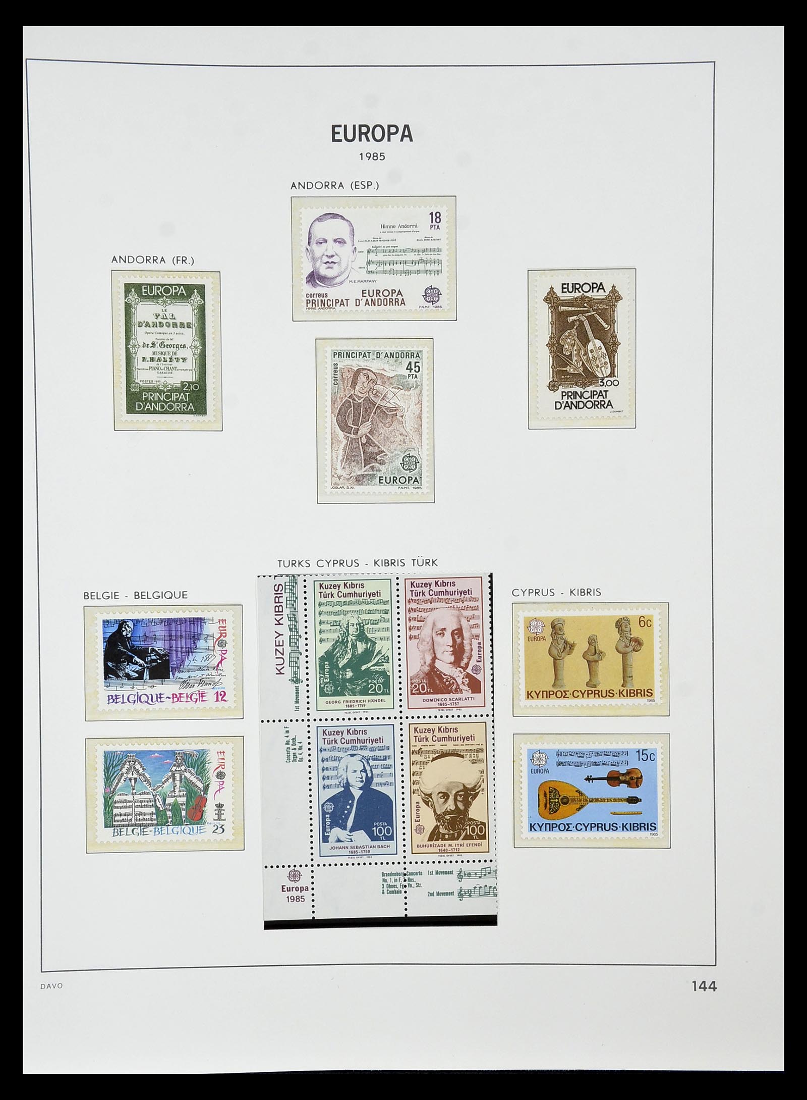 34838 206 - Postzegelverzameling 34838 Europa CEPT 1956-1998.