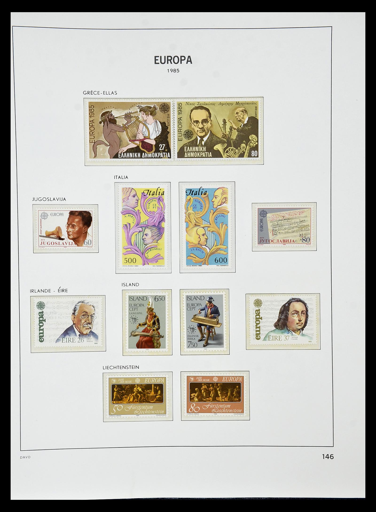 34838 208 - Postzegelverzameling 34838 Europa CEPT 1956-1998.