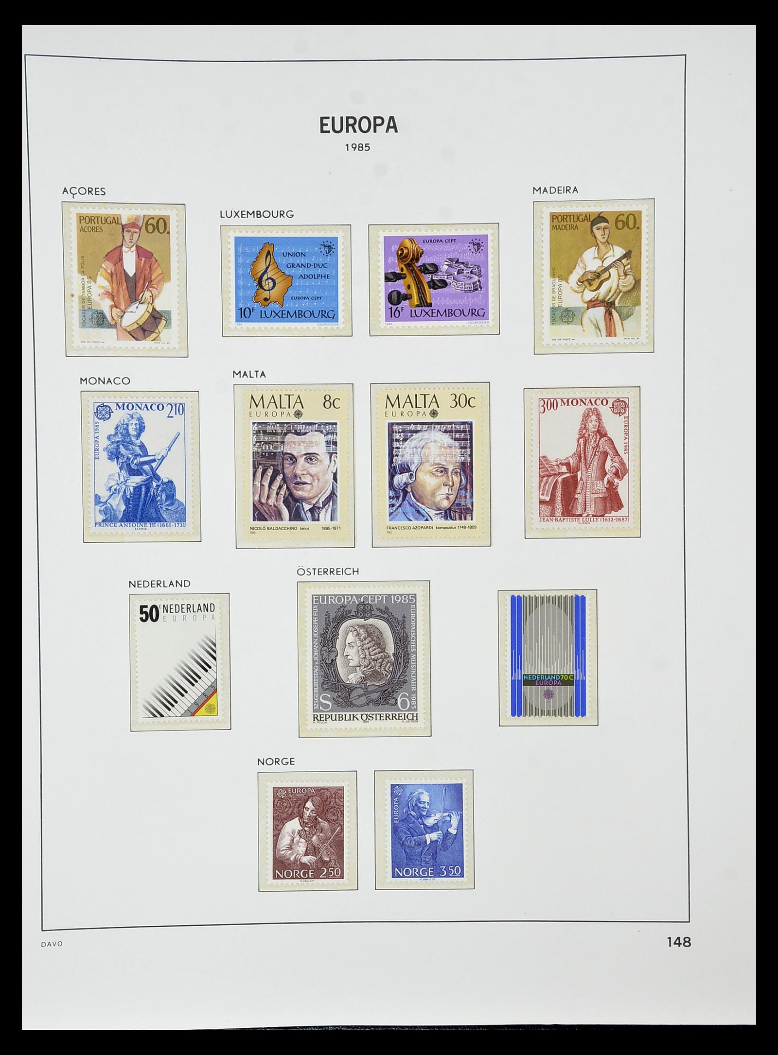 34838 210 - Postzegelverzameling 34838 Europa CEPT 1956-1998.
