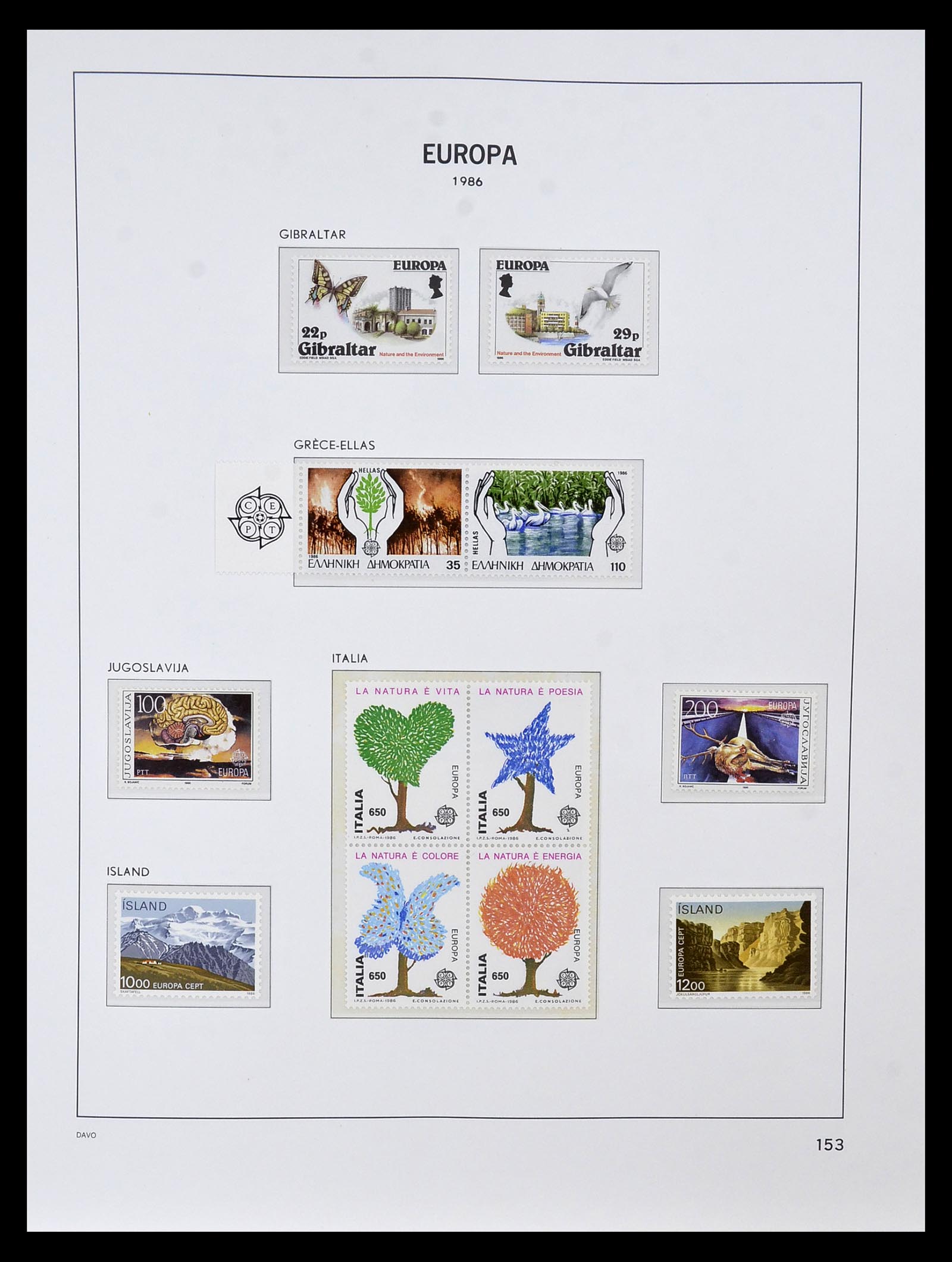 34838 221 - Postzegelverzameling 34838 Europa CEPT 1956-1998.