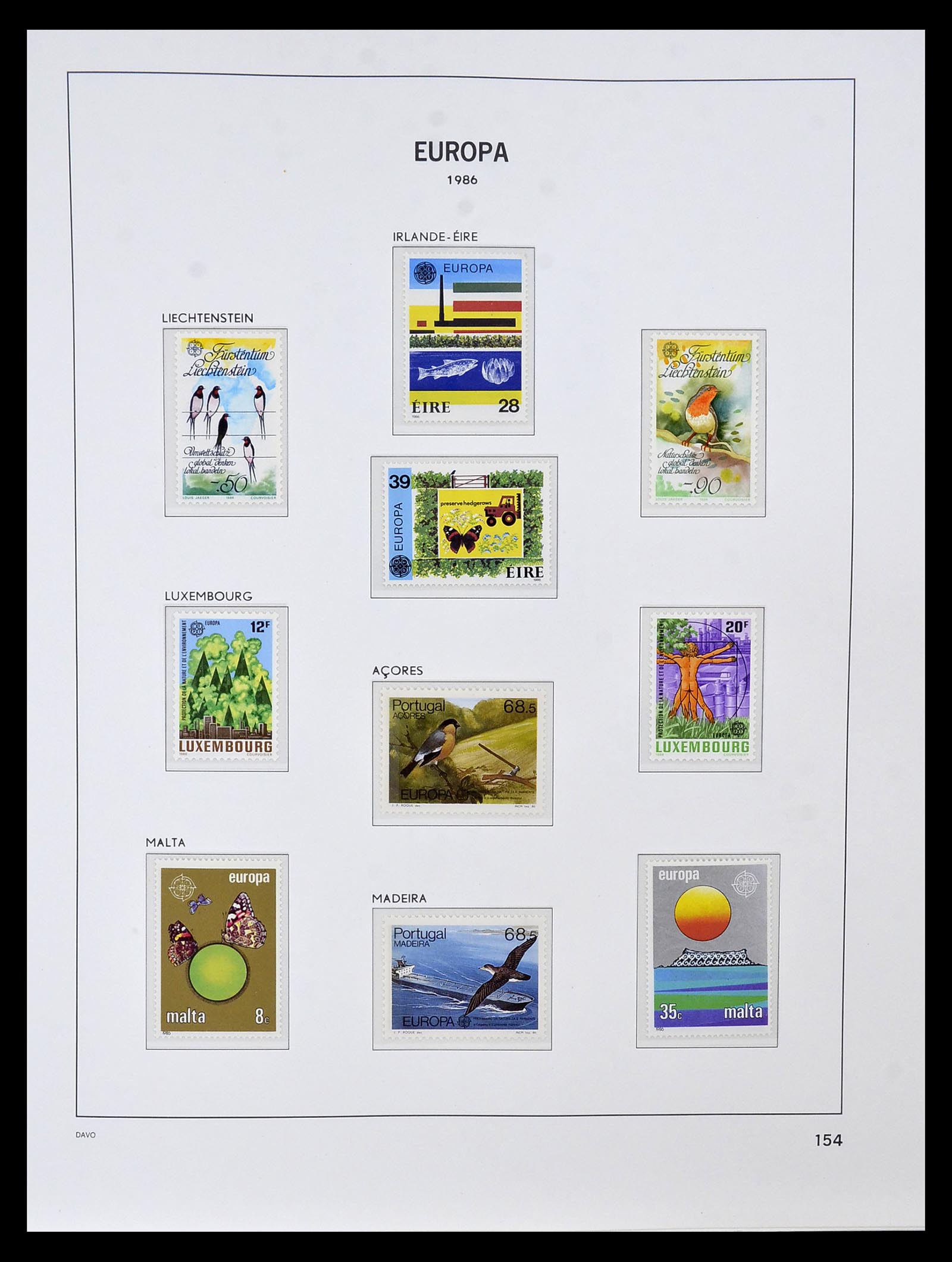 34838 222 - Postzegelverzameling 34838 Europa CEPT 1956-1998.