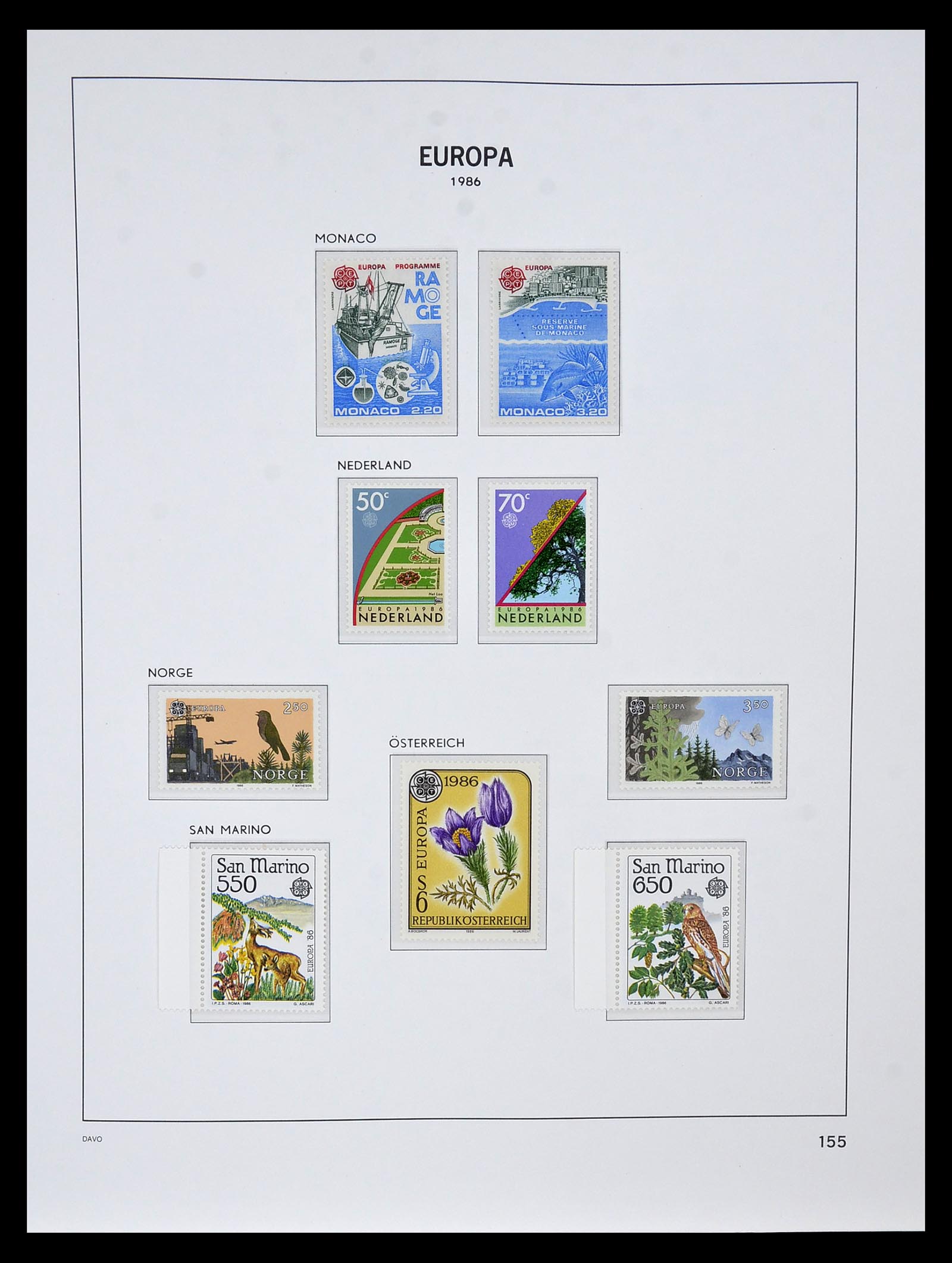 34838 223 - Postzegelverzameling 34838 Europa CEPT 1956-1998.