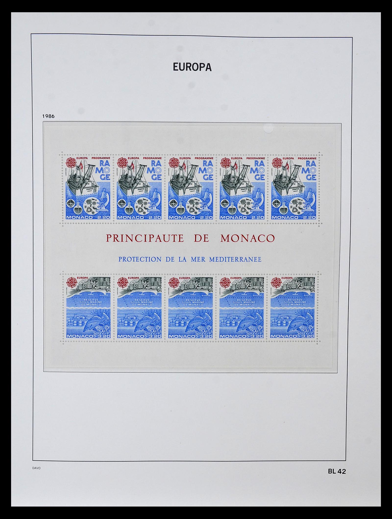 34838 228 - Postzegelverzameling 34838 Europa CEPT 1956-1998.