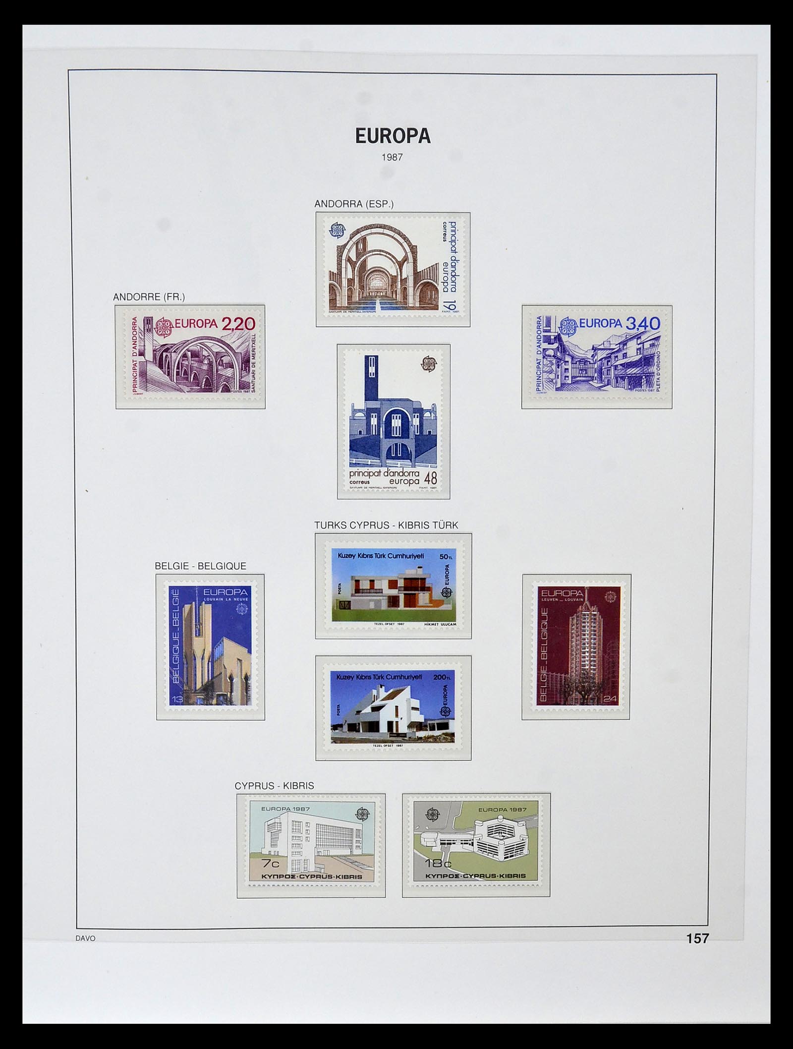 34838 231 - Postzegelverzameling 34838 Europa CEPT 1956-1998.