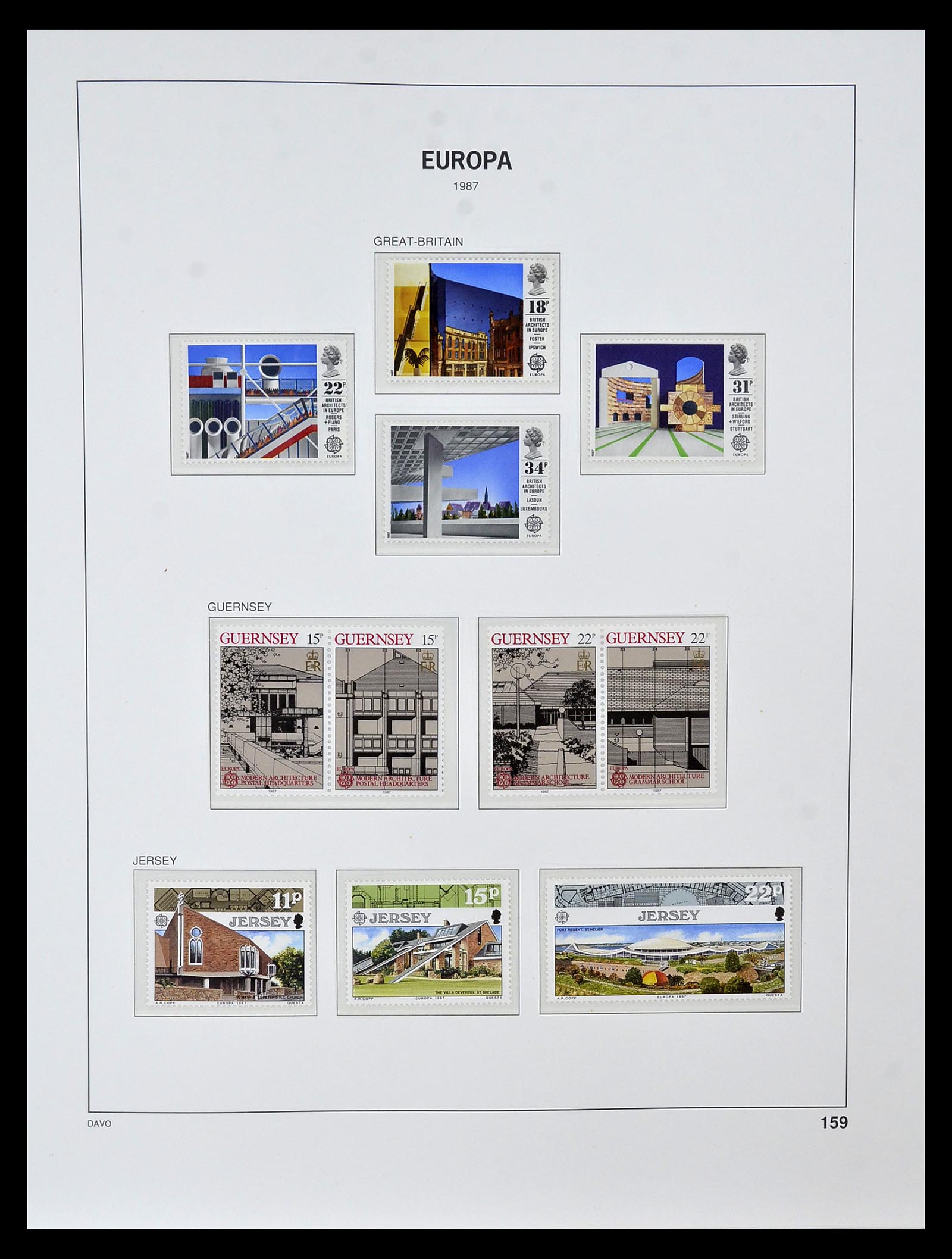 34838 233 - Postzegelverzameling 34838 Europa CEPT 1956-1998.