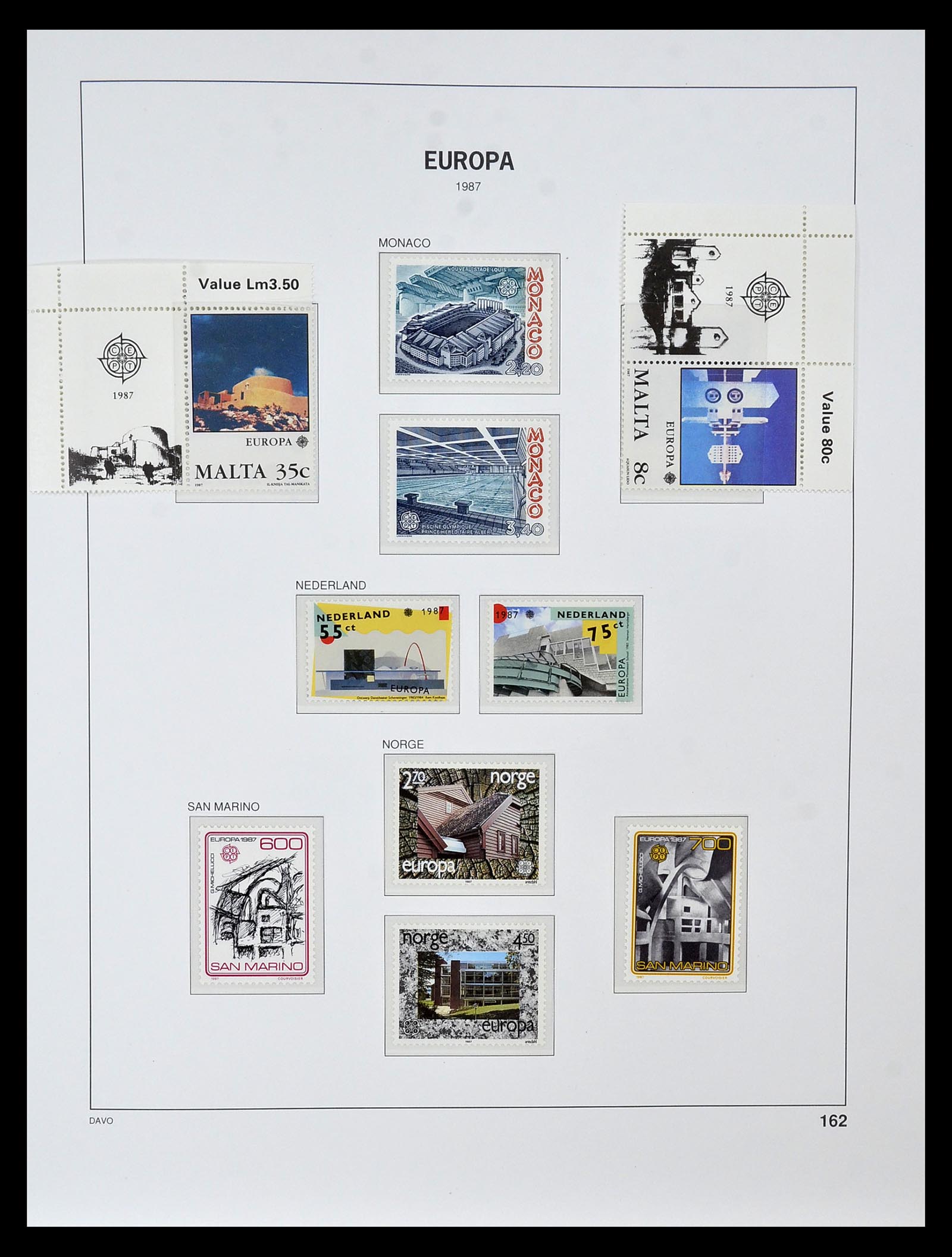 34838 236 - Postzegelverzameling 34838 Europa CEPT 1956-1998.