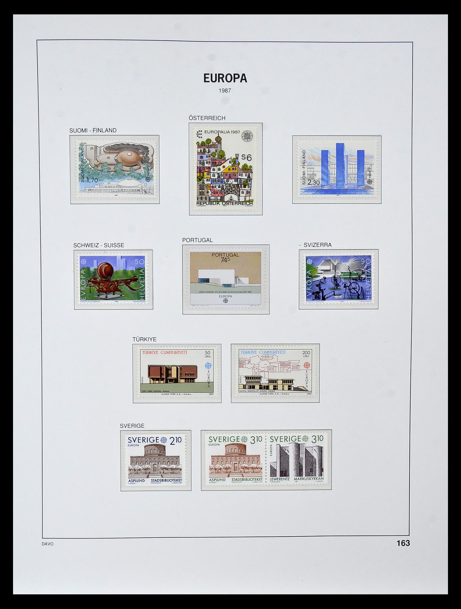 34838 237 - Postzegelverzameling 34838 Europa CEPT 1956-1998.