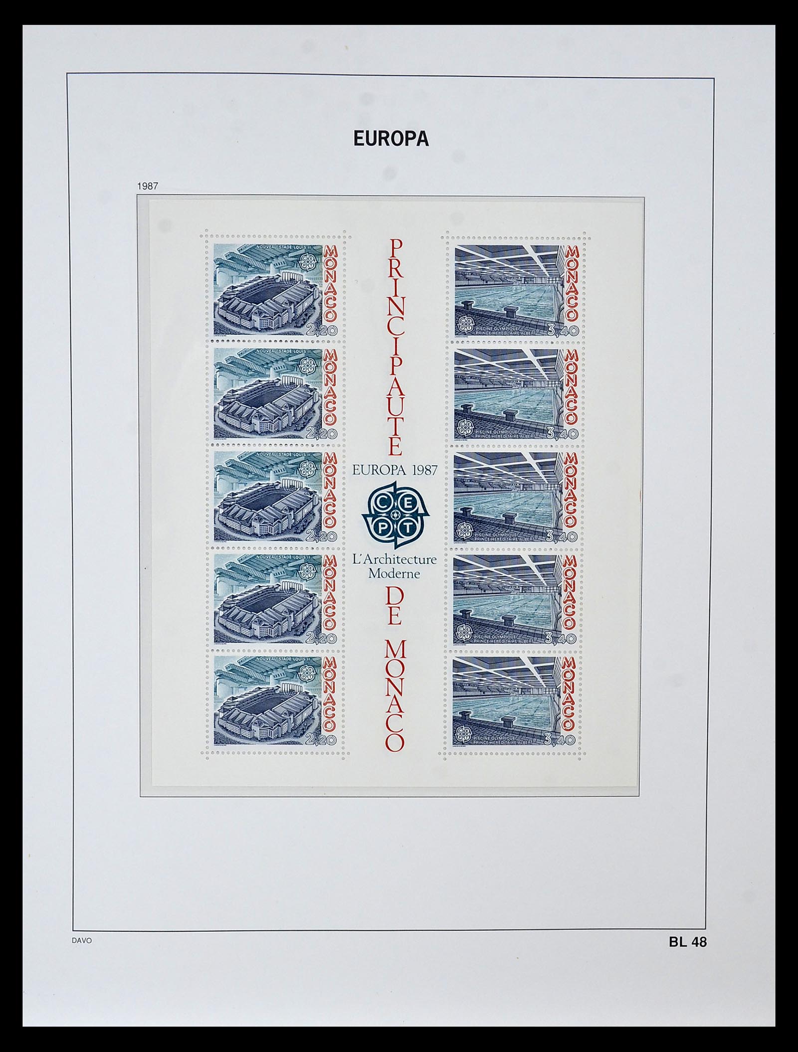 34838 241 - Postzegelverzameling 34838 Europa CEPT 1956-1998.