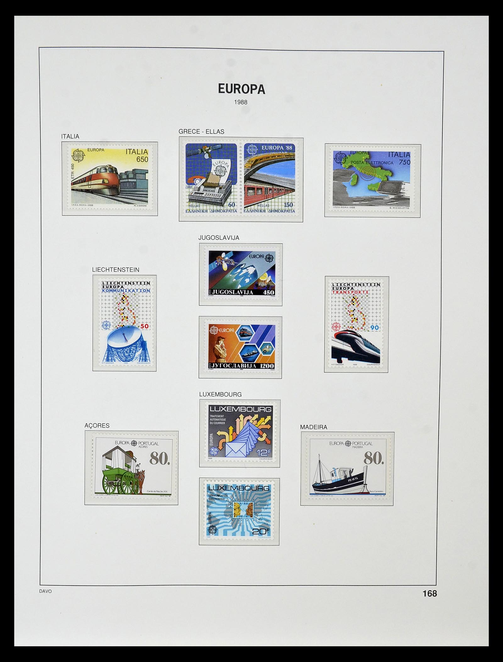 34838 250 - Postzegelverzameling 34838 Europa CEPT 1956-1998.