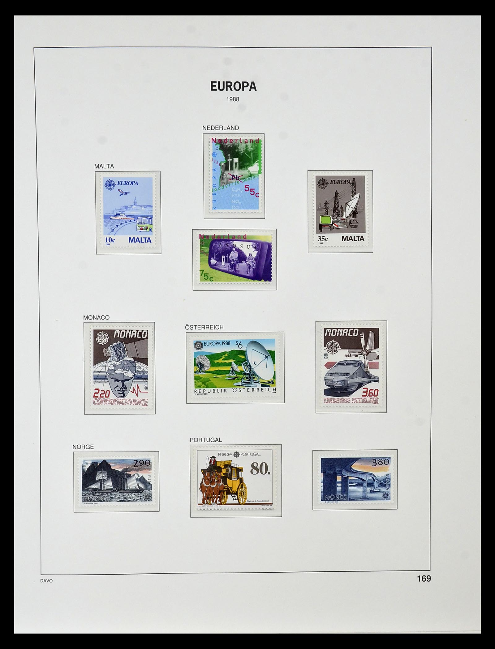 34838 251 - Postzegelverzameling 34838 Europa CEPT 1956-1998.