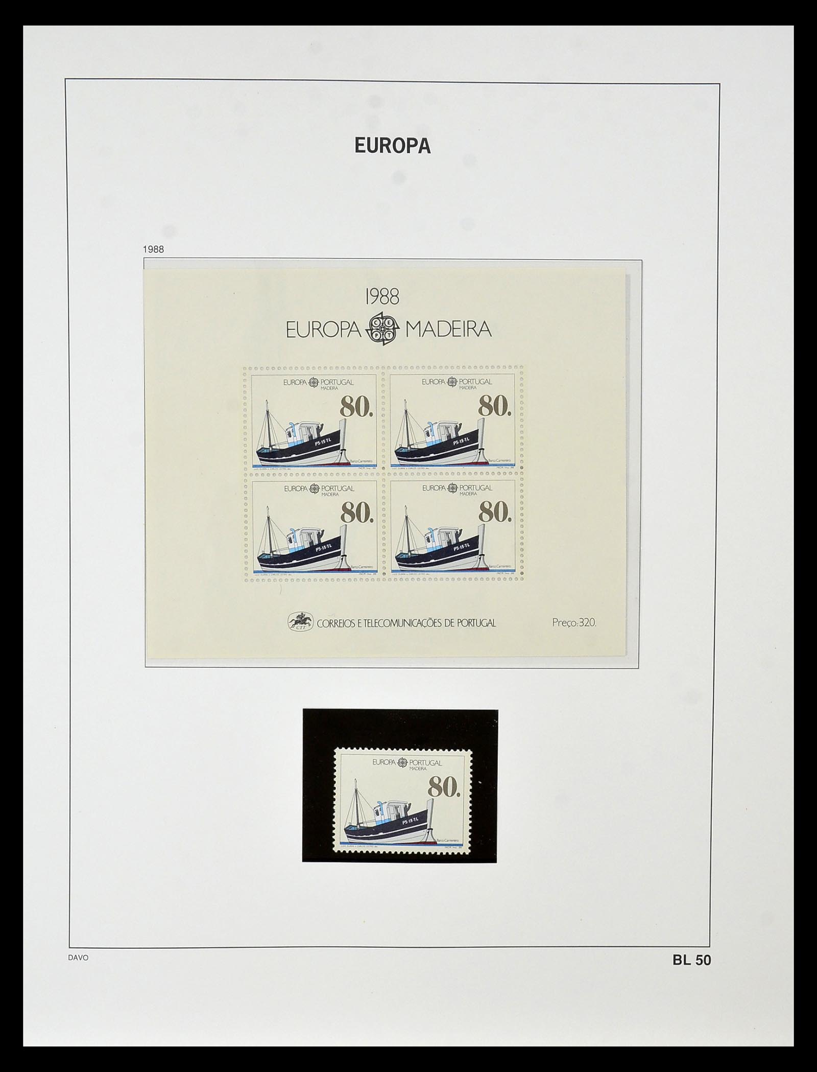 34838 254 - Postzegelverzameling 34838 Europa CEPT 1956-1998.