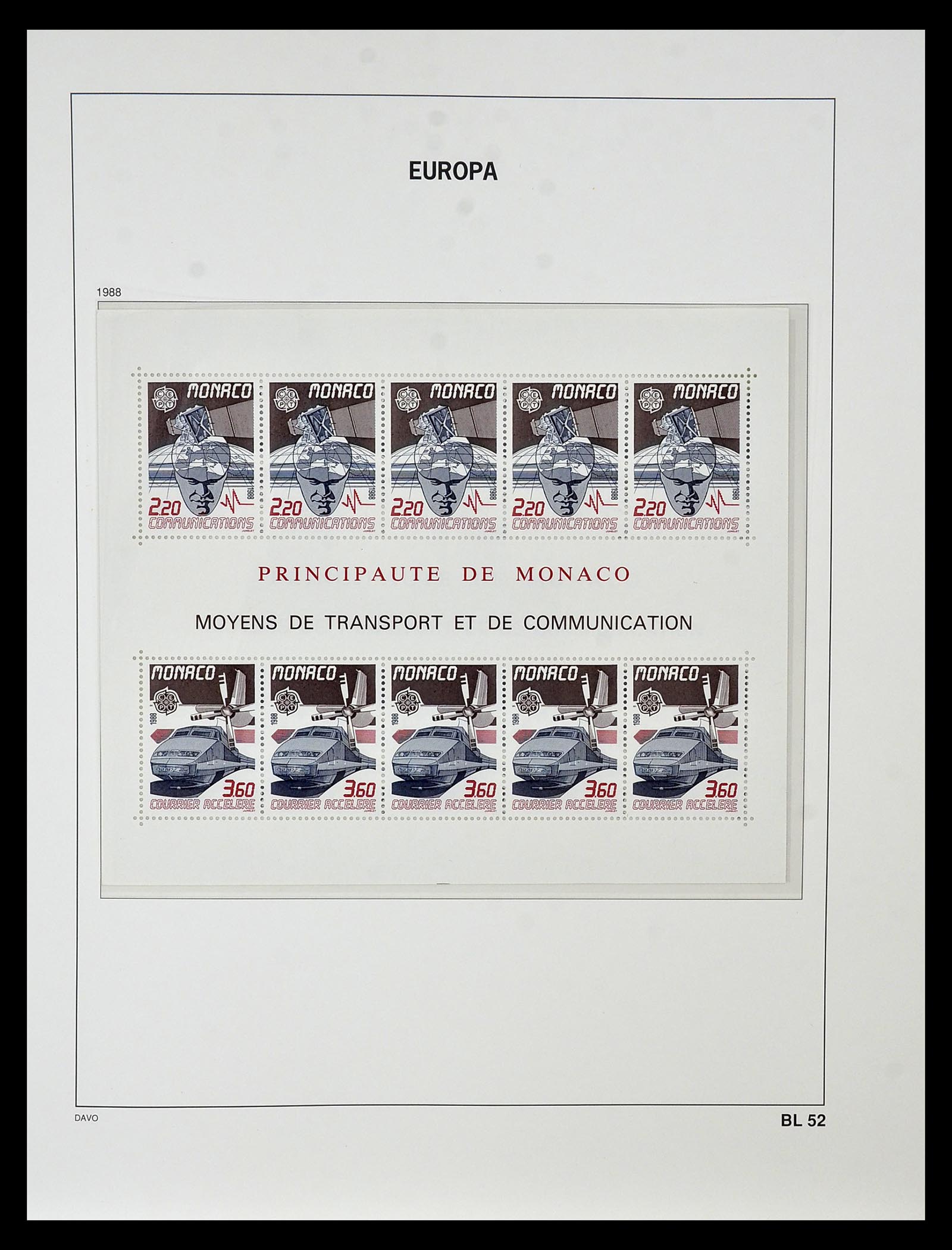 34838 256 - Postzegelverzameling 34838 Europa CEPT 1956-1998.