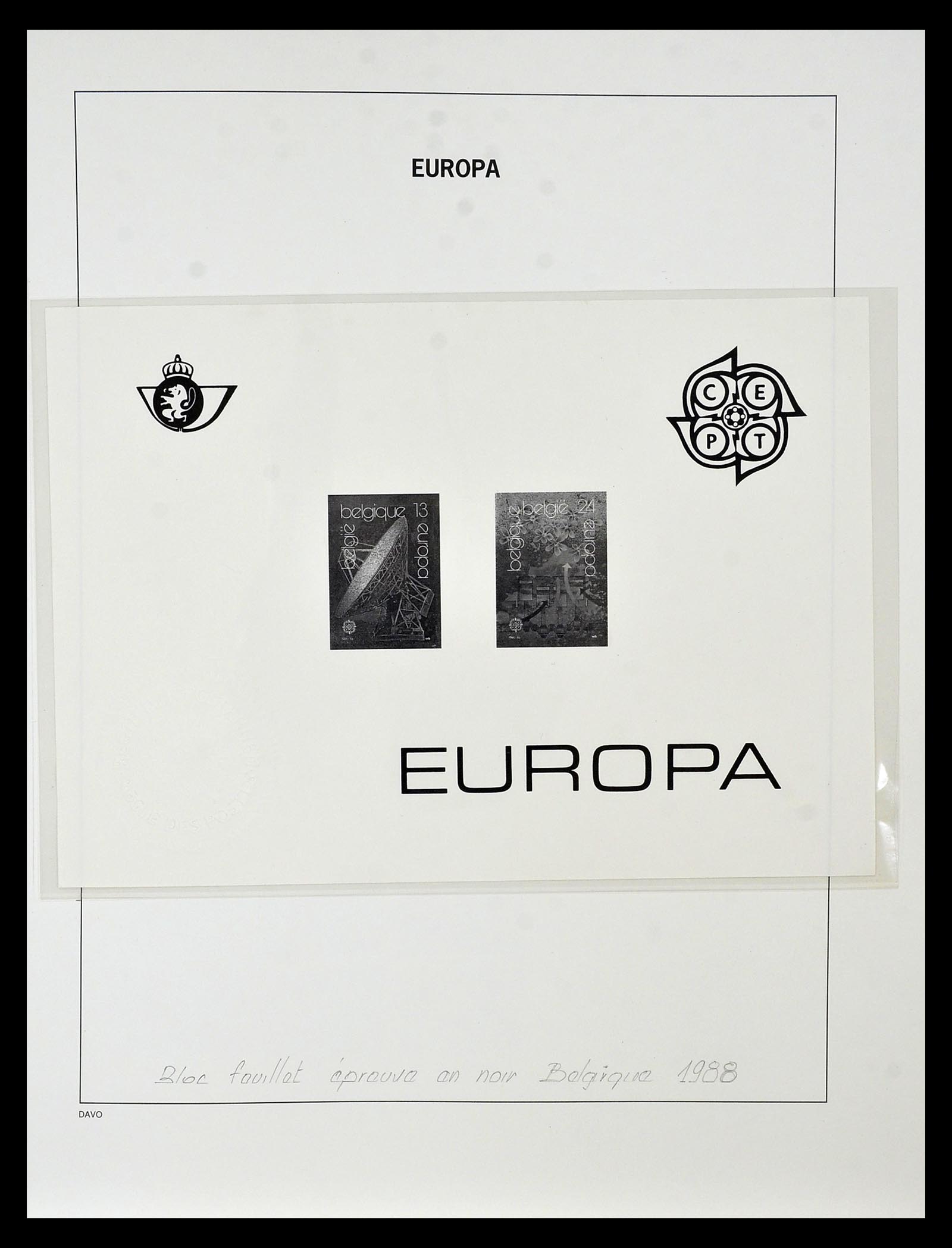 34838 257 - Postzegelverzameling 34838 Europa CEPT 1956-1998.