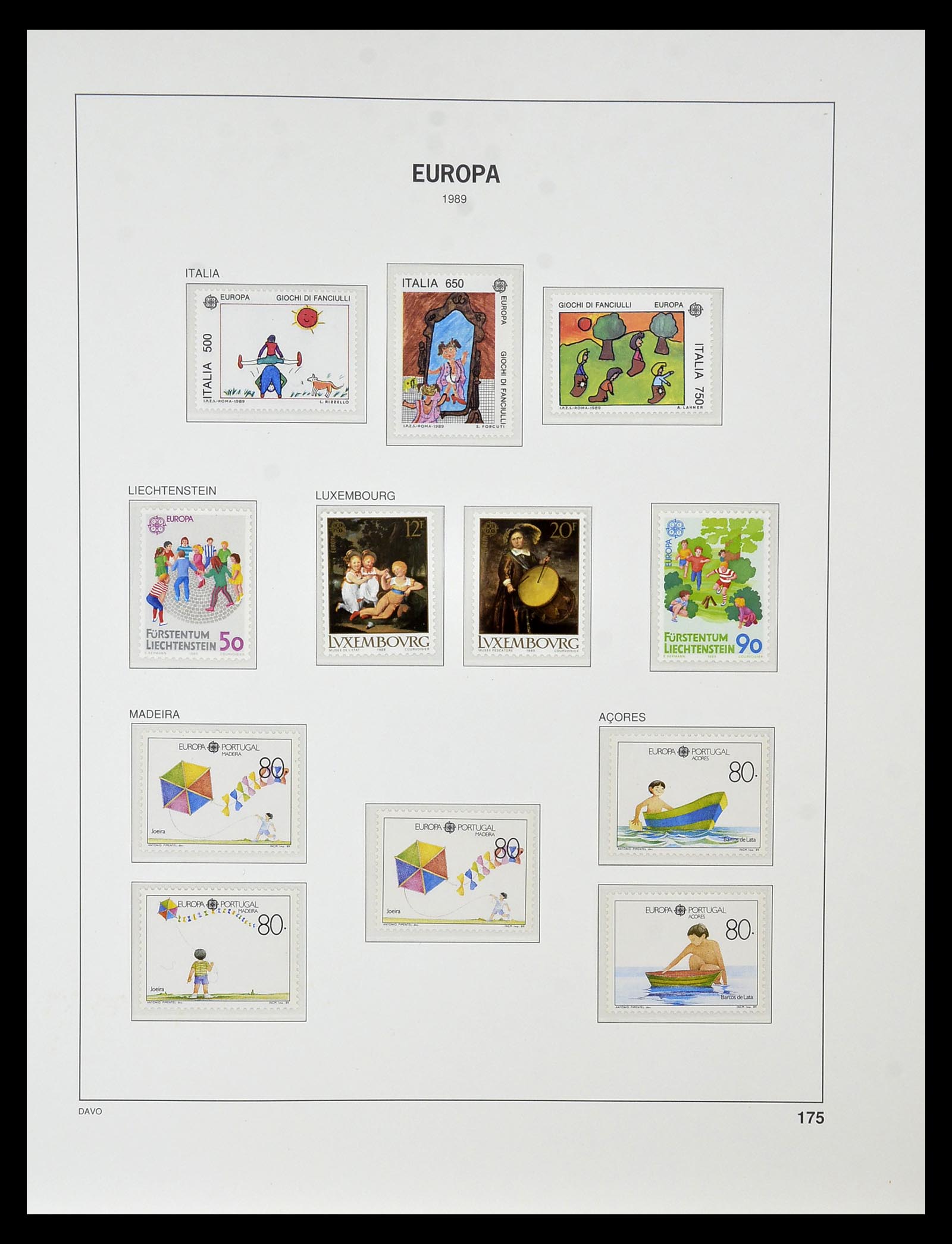 34838 265 - Postzegelverzameling 34838 Europa CEPT 1956-1998.