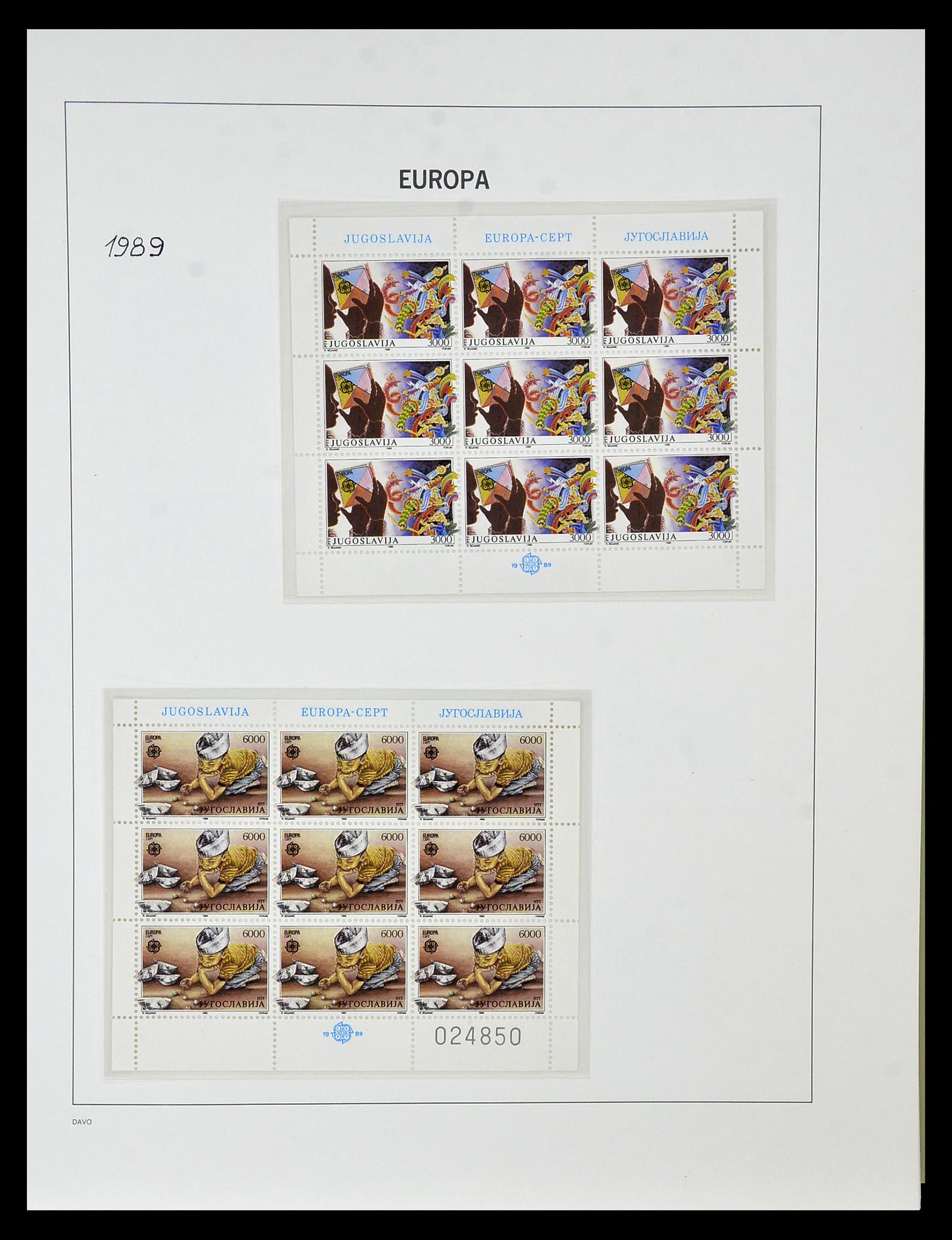 34838 276 - Postzegelverzameling 34838 Europa CEPT 1956-1998.