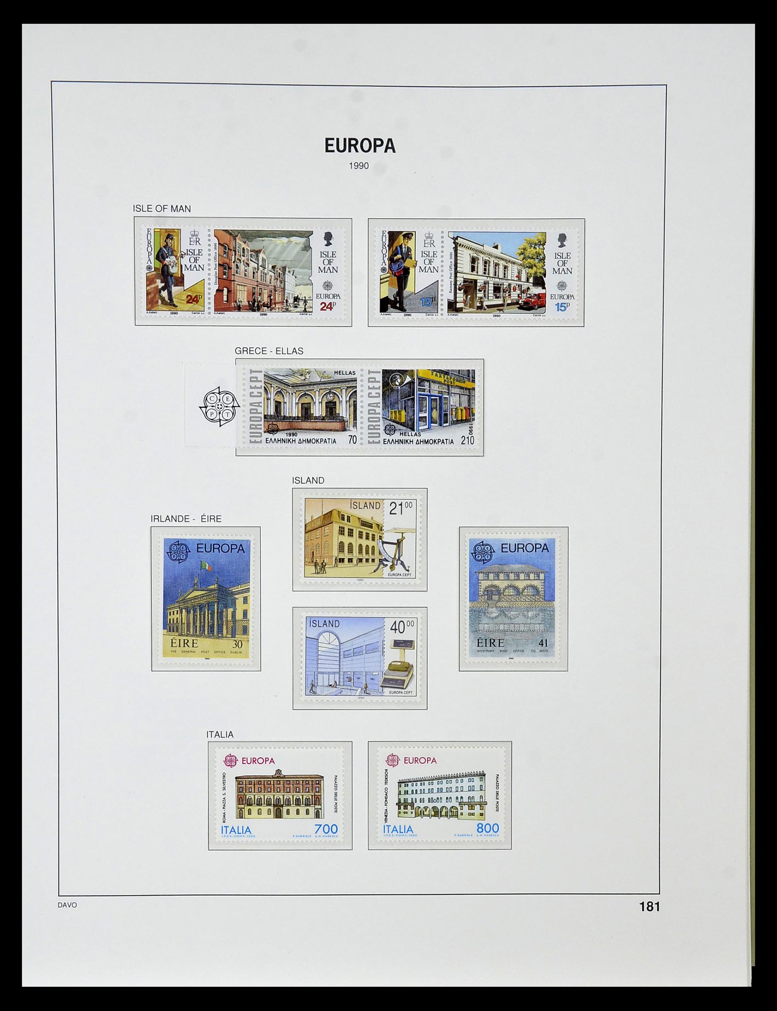 34838 280 - Postzegelverzameling 34838 Europa CEPT 1956-1998.