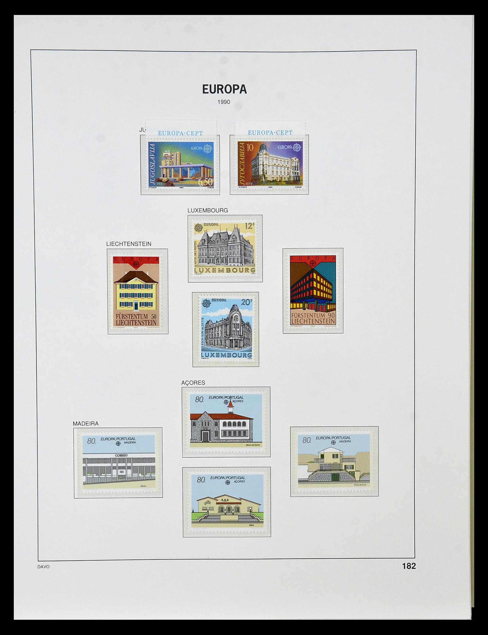 34838 281 - Postzegelverzameling 34838 Europa CEPT 1956-1998.