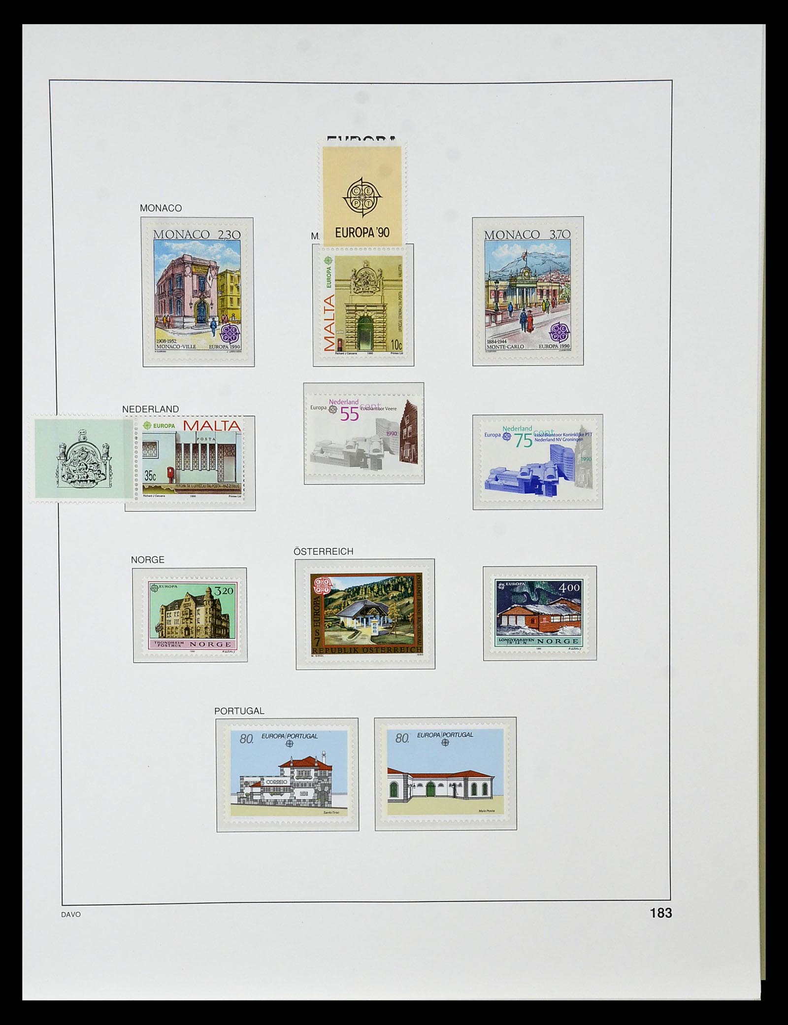 34838 282 - Postzegelverzameling 34838 Europa CEPT 1956-1998.