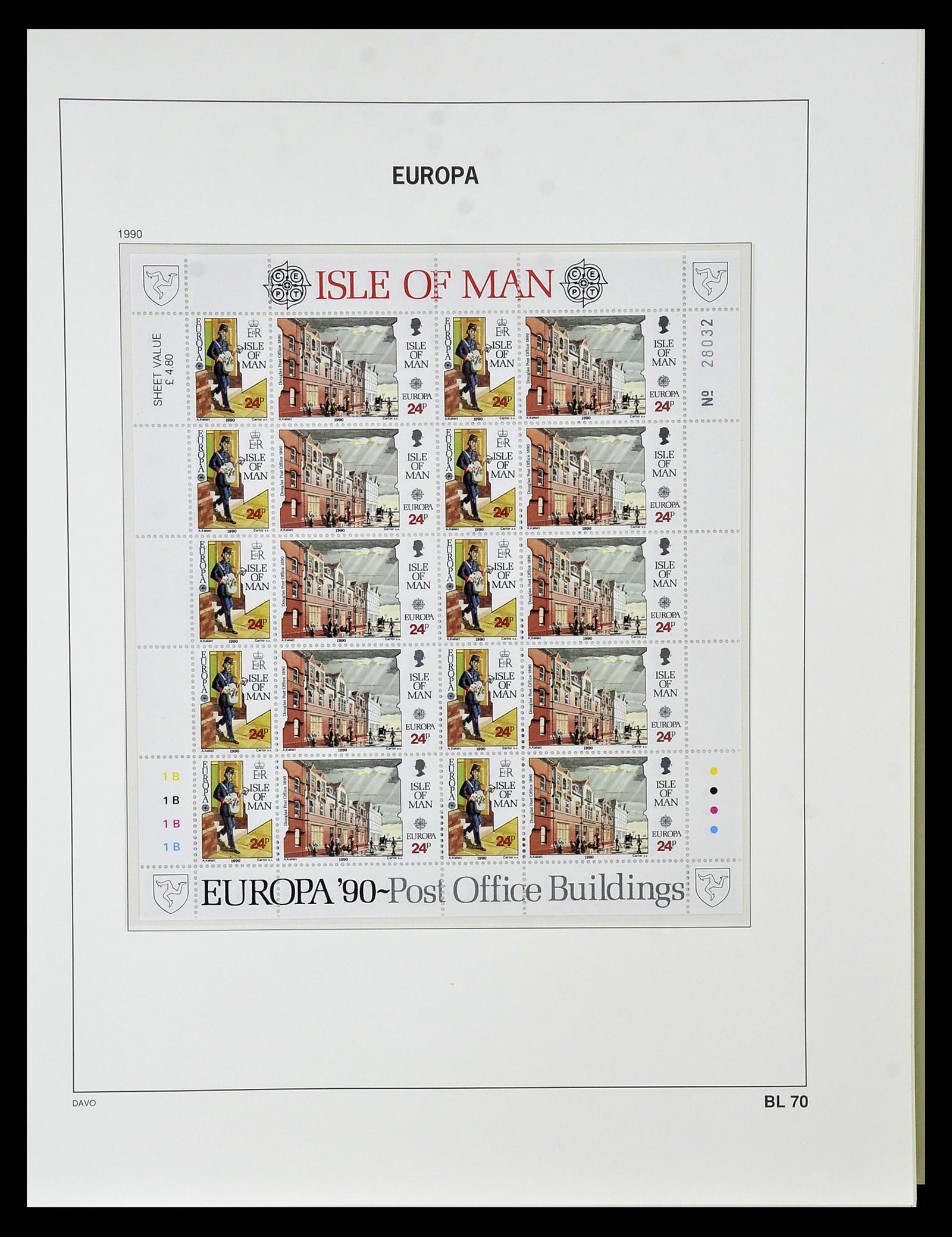 34838 289 - Postzegelverzameling 34838 Europa CEPT 1956-1998.